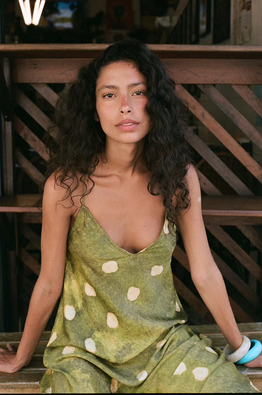 Kinga Csilla La Oliva Spot Sia Dress
