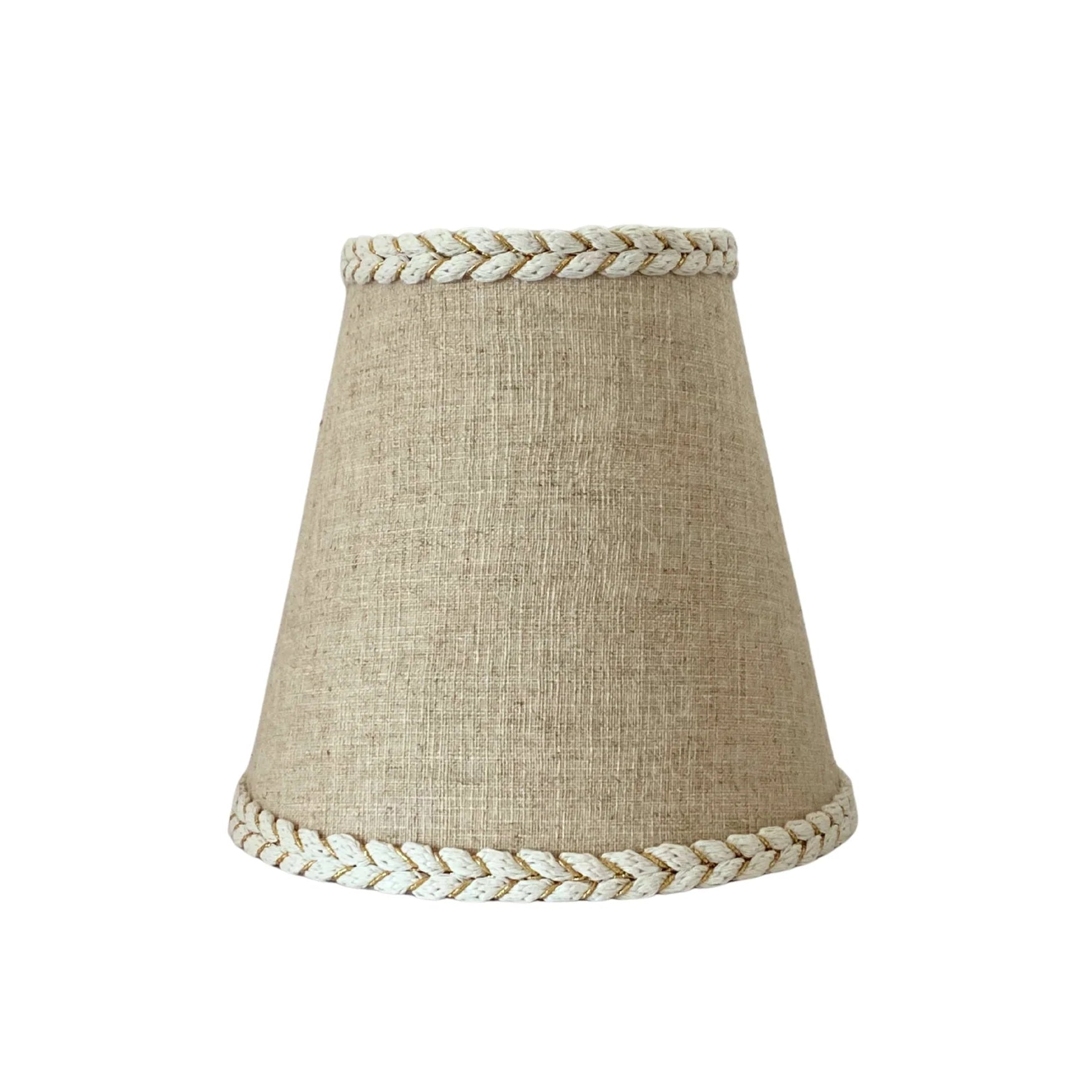 Natural Braided Trim Lamp Shade