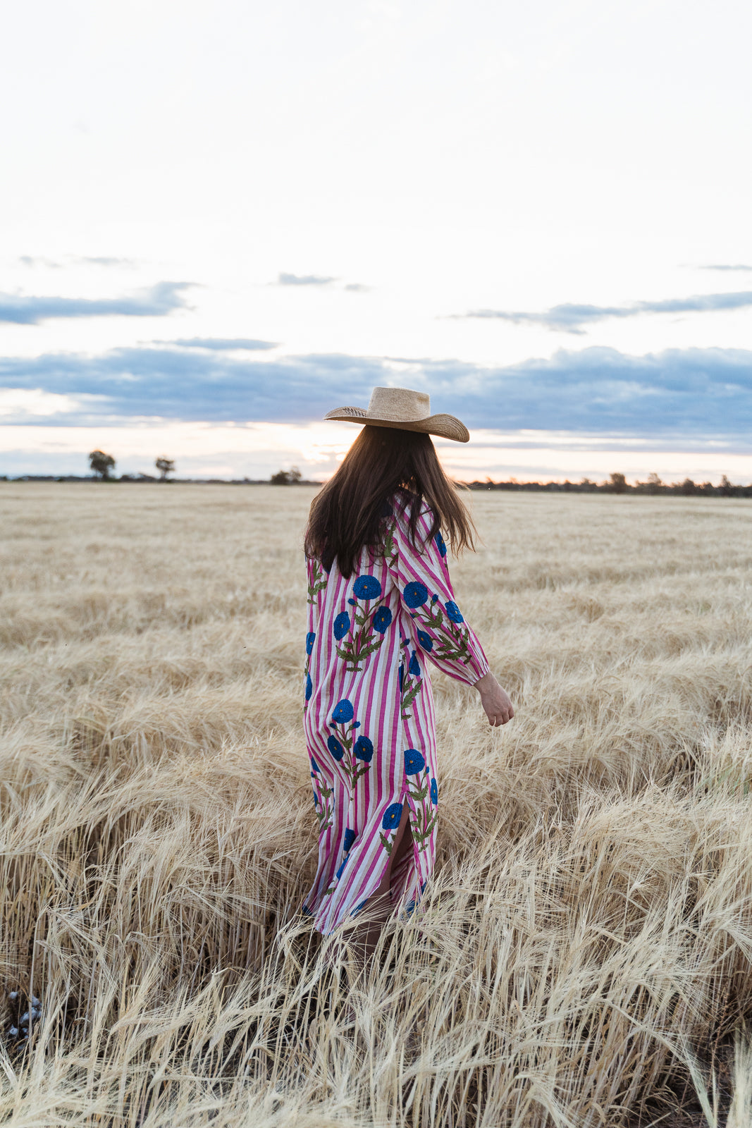Grace & May Meadow Stripe Dress