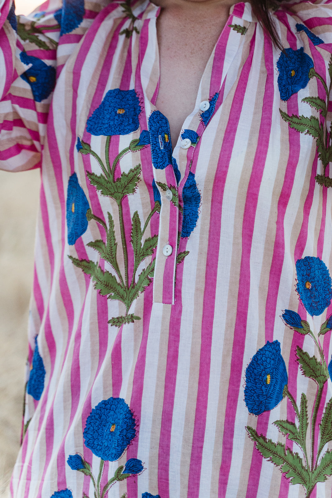 Grace & May Meadow Stripe Dress