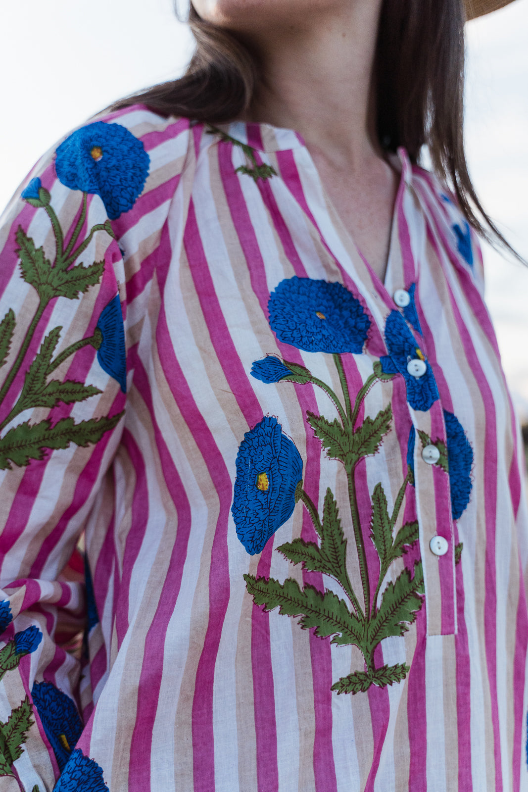 Grace & May Meadow Stripe Dress