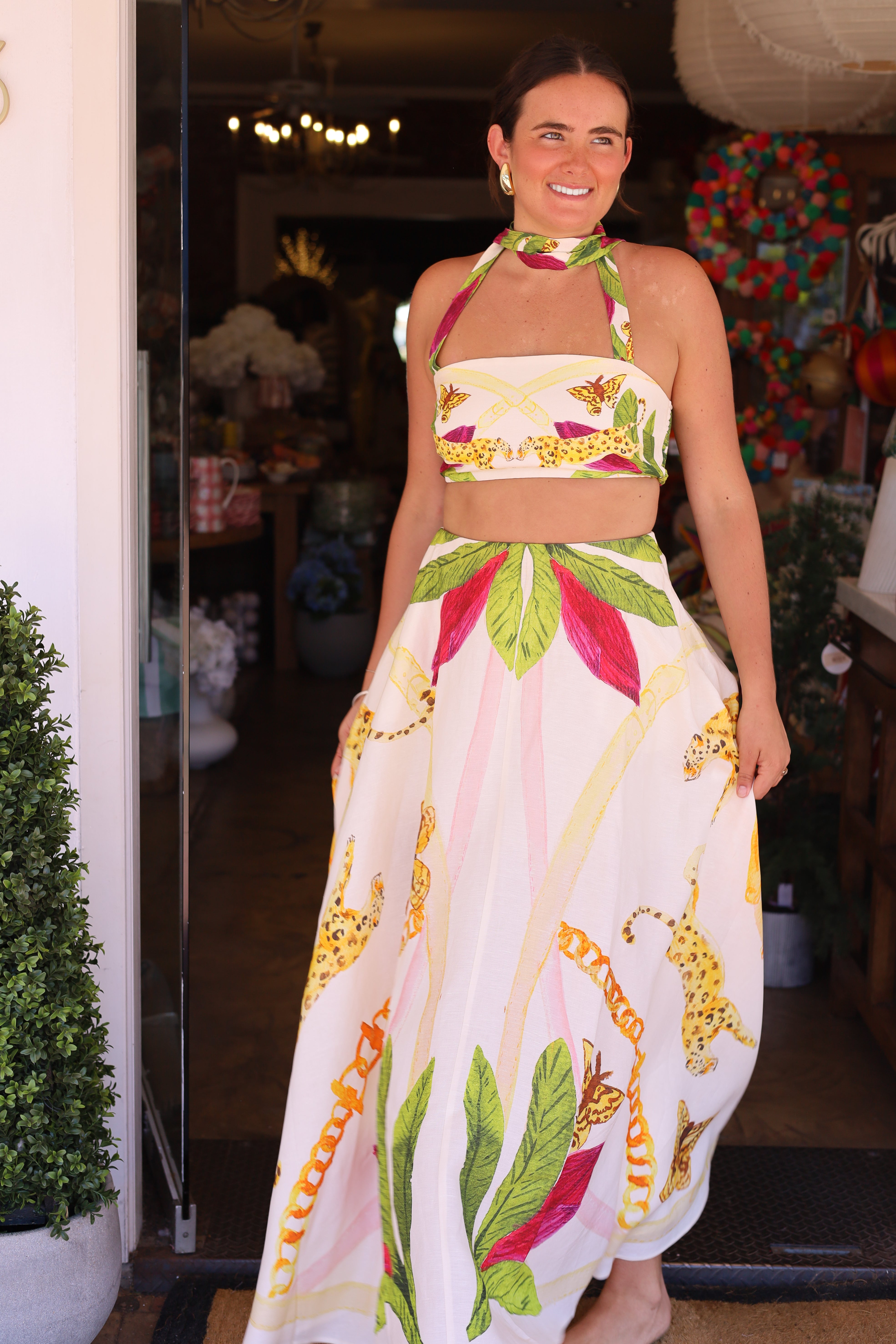 Maku Monaco Scarf Crop