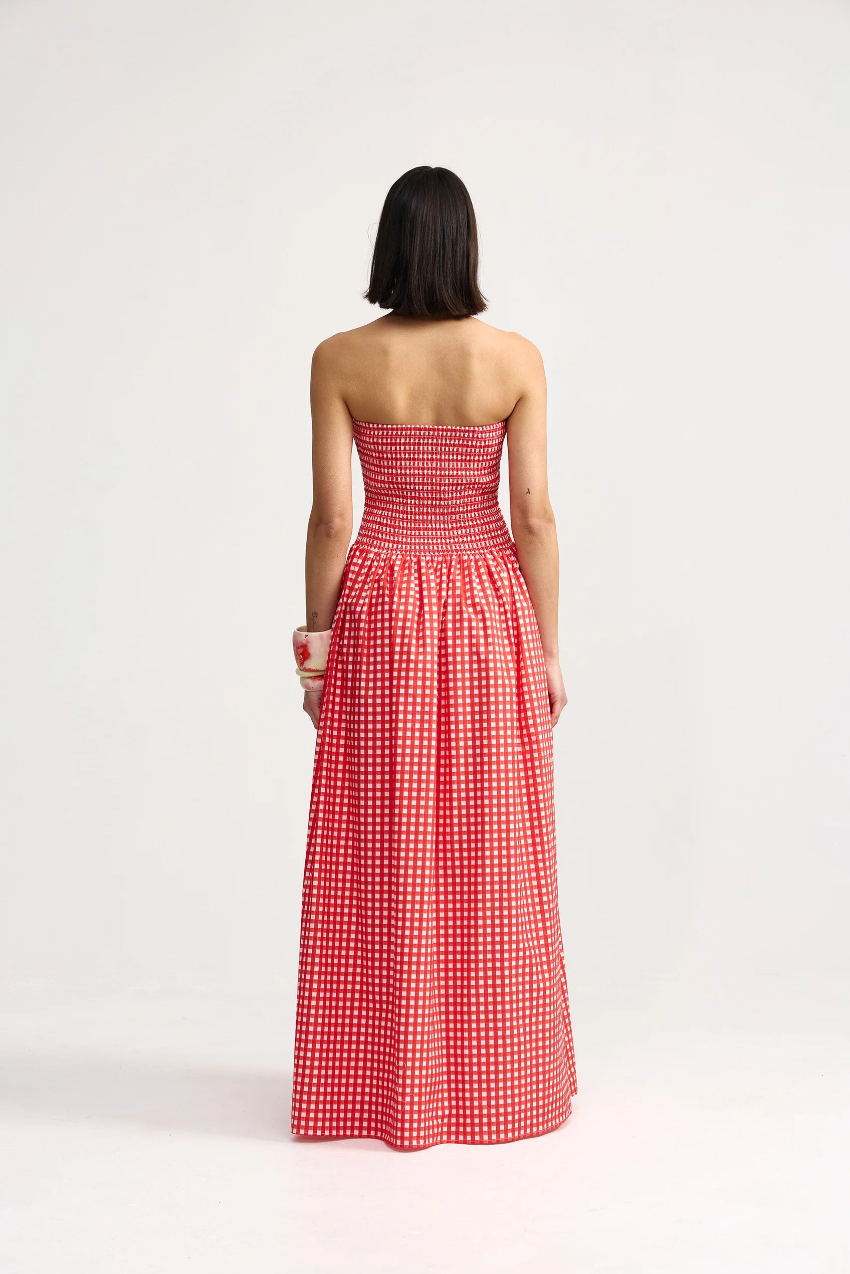 Aston Studio Layla Dress in Ruby Gingham