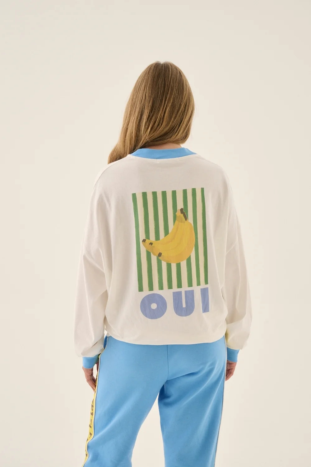 Araminta James Bananas Oversized L S Tee