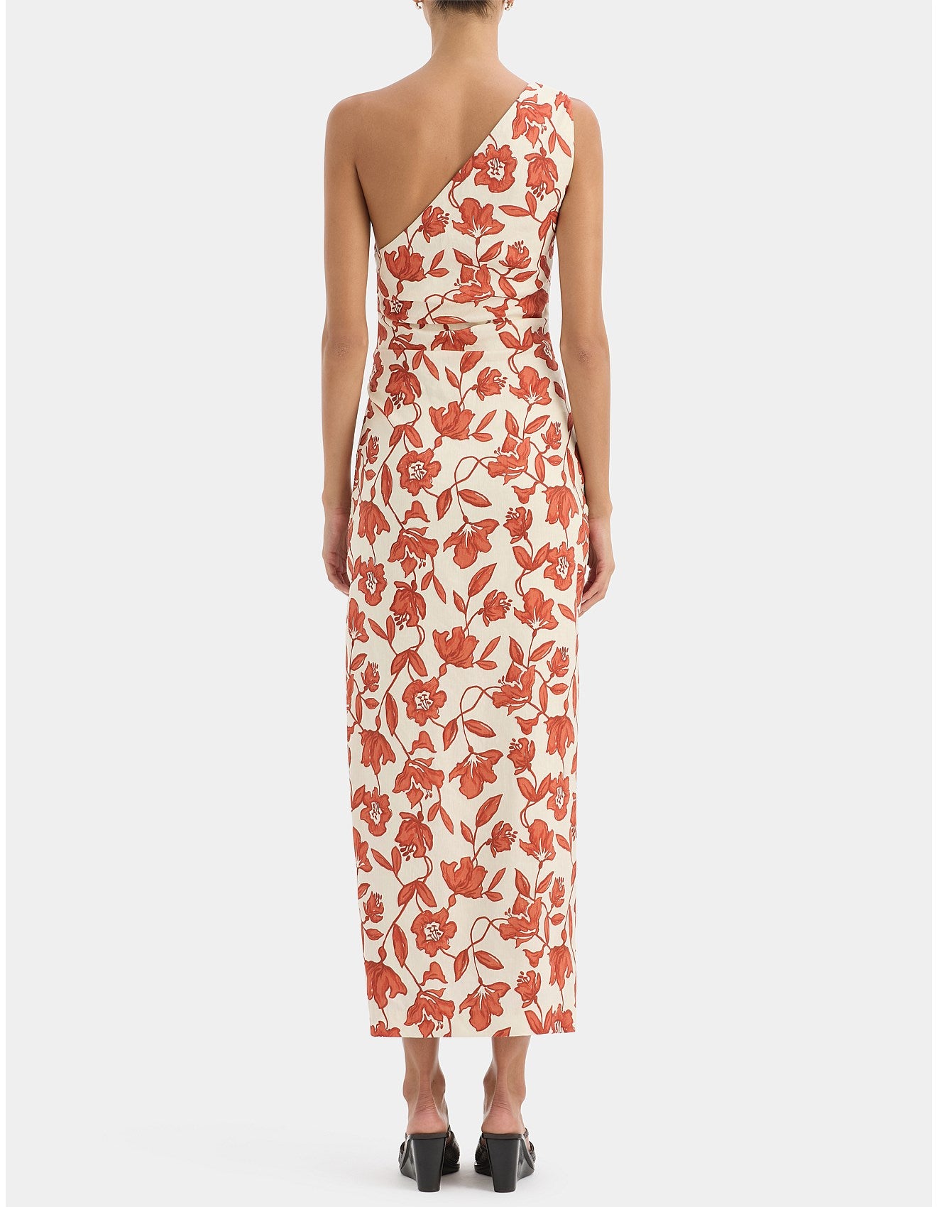 SIR. Chloe One Shoulder Midi Dress