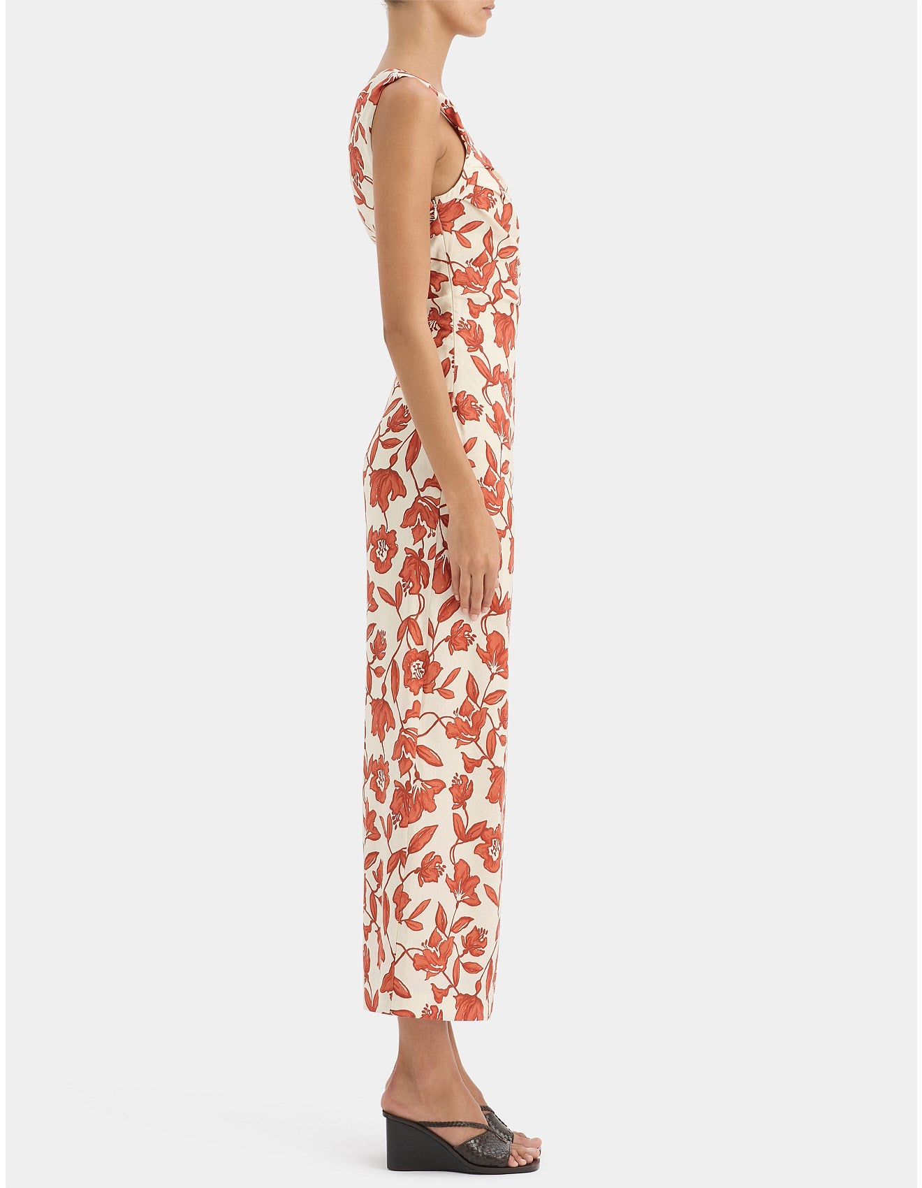 SIR. Chloe One Shoulder Midi Dress