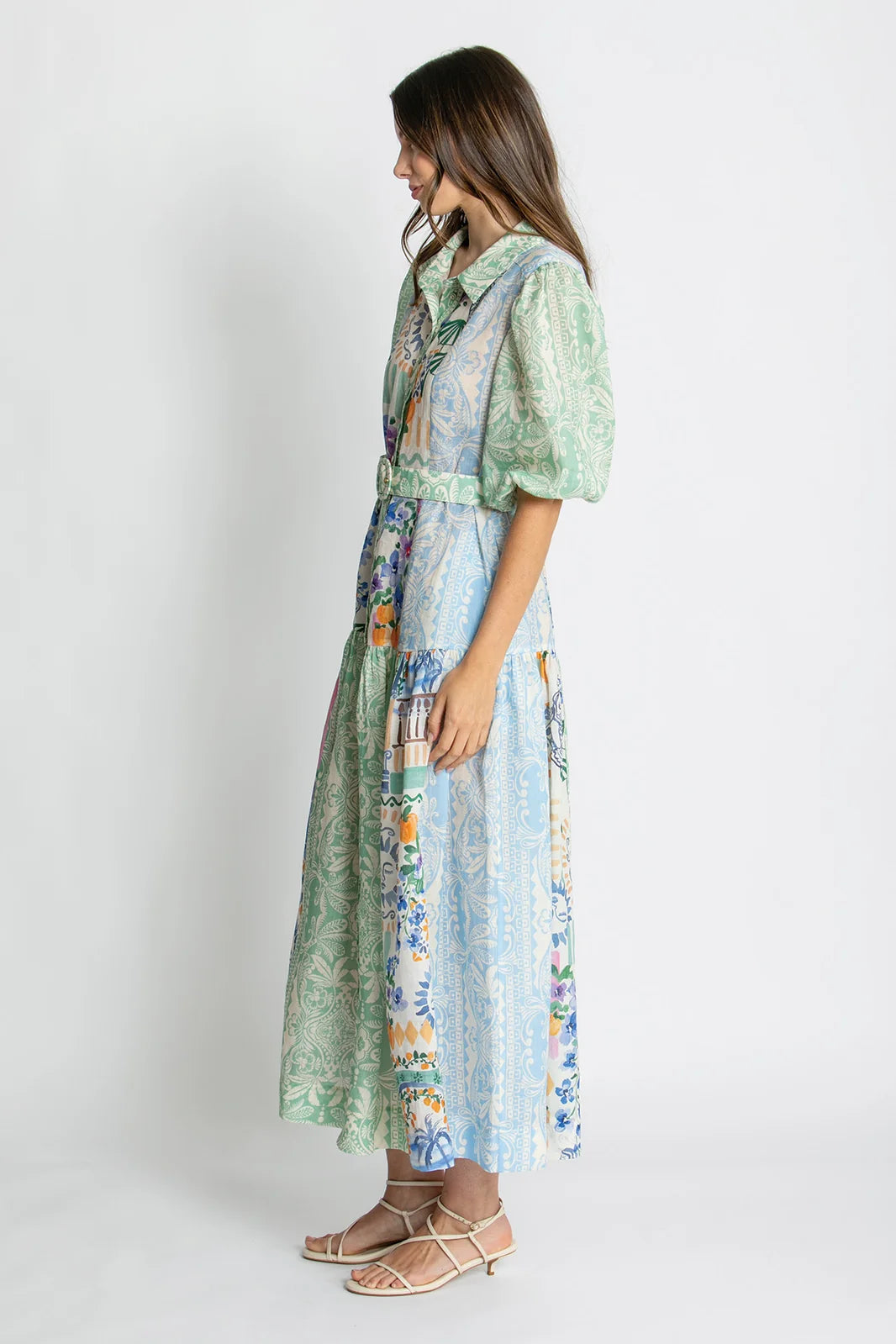 Kachel Willow Short Sleeve Maxi Dress