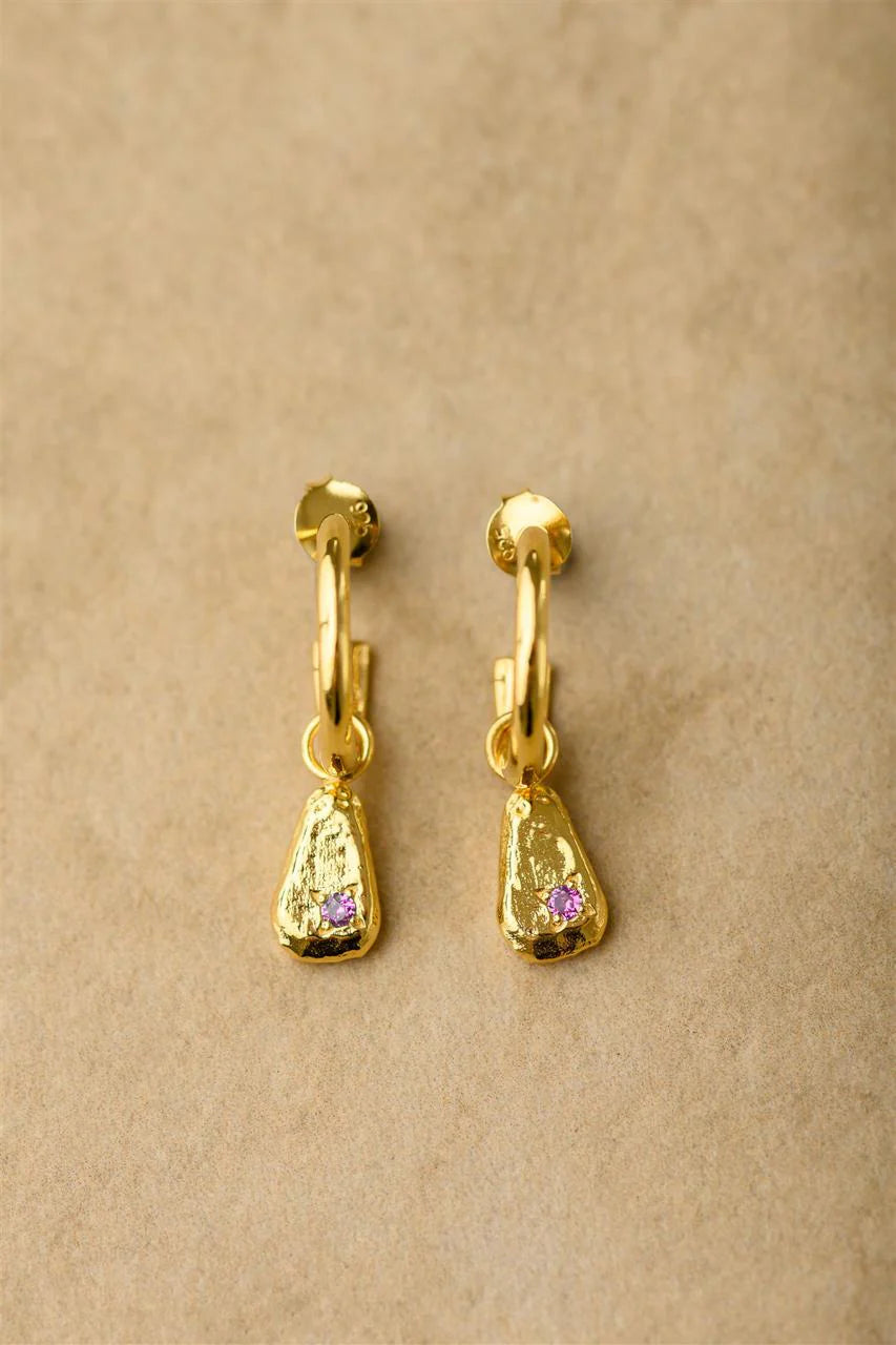 Indigo & Wolfe Rose Earrings