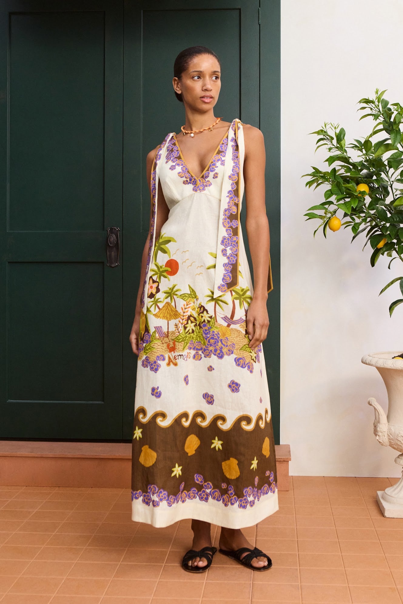Alemais Island Cove Ballet Day Dress