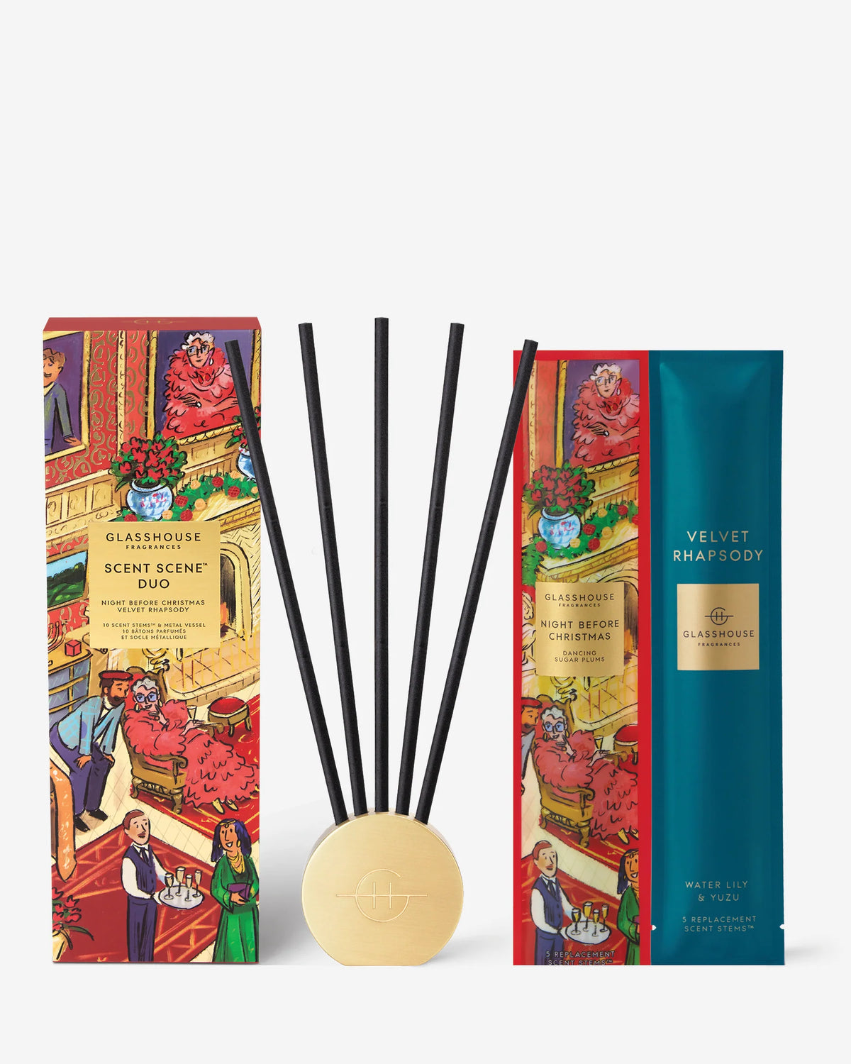 Glasshouse Christmas Scent Scene Duo