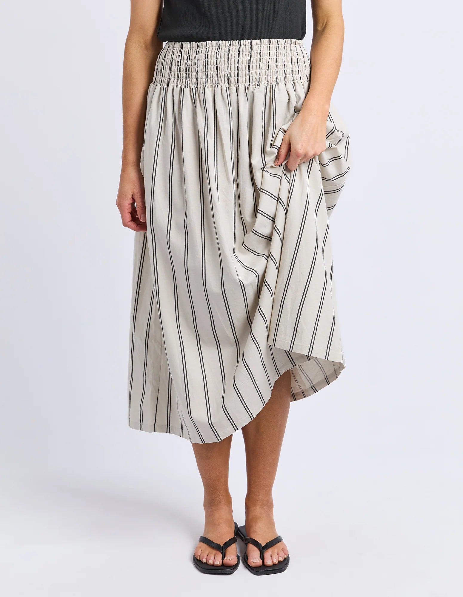 Elm Riley Stripe Skirt