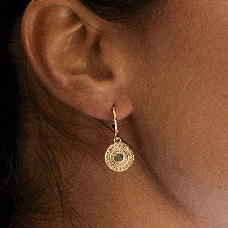 Agapee Alba Green Earrings