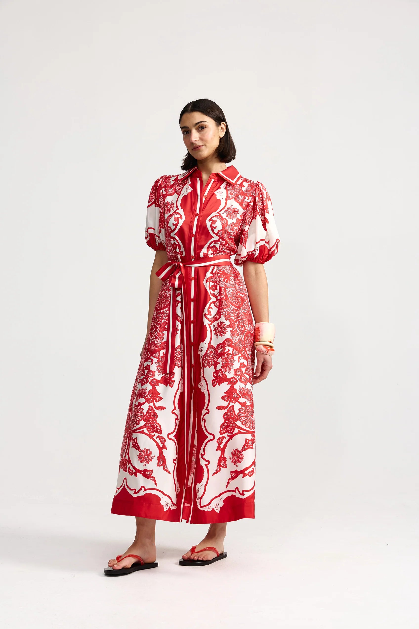 Aston Studio Marley Dress Ruby Antique
