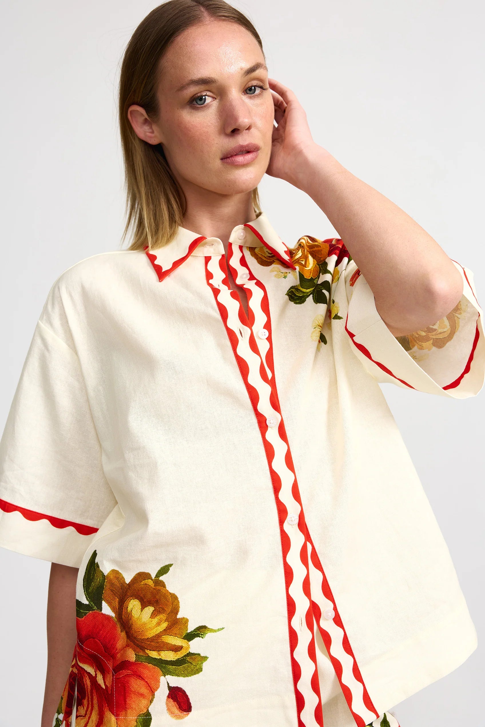 Aston Studio Neri Shirt Rose Antique