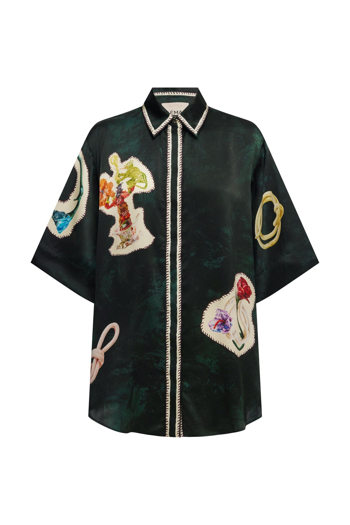 Alémais florero silk shirt
