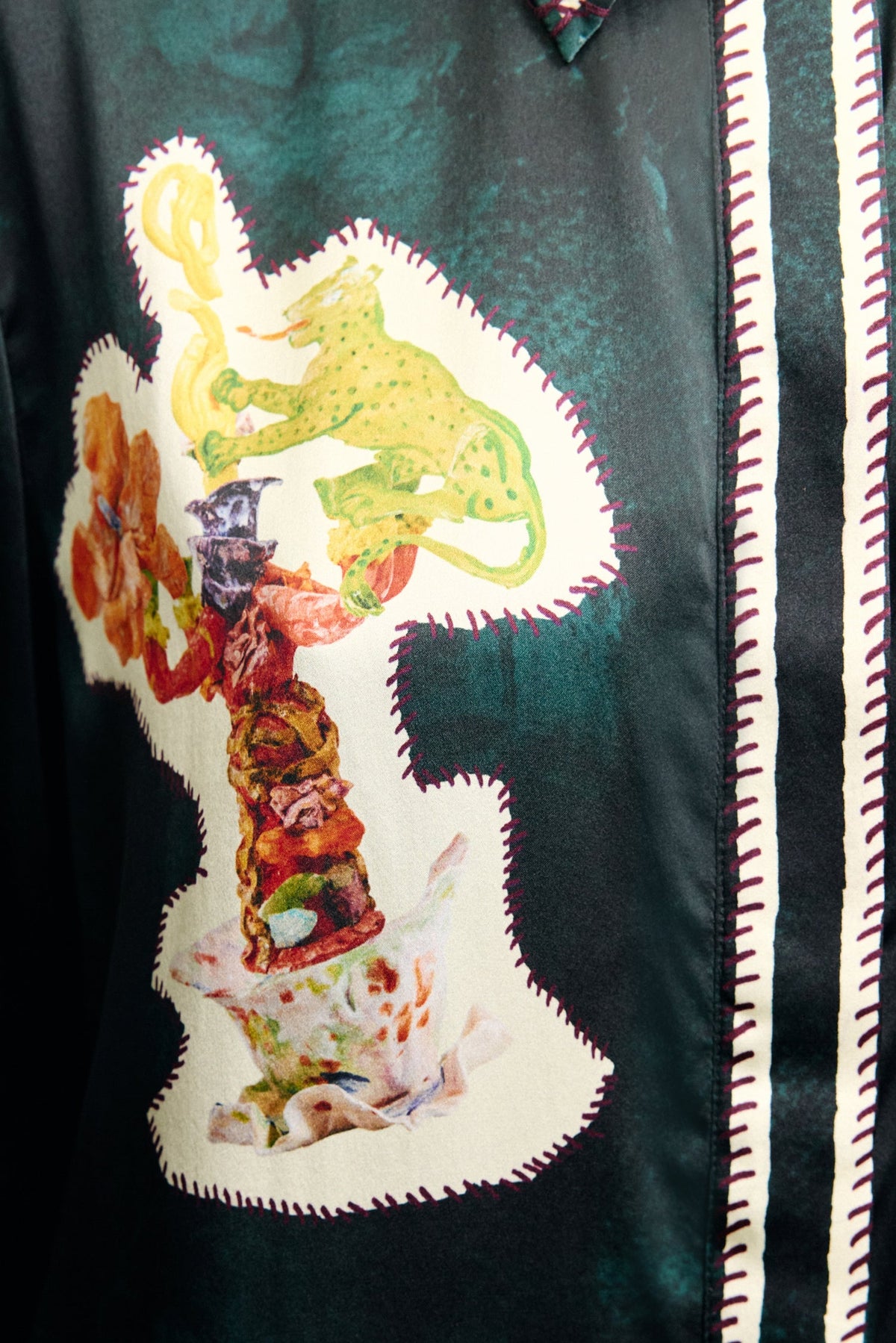 Alémais florero silk shirt