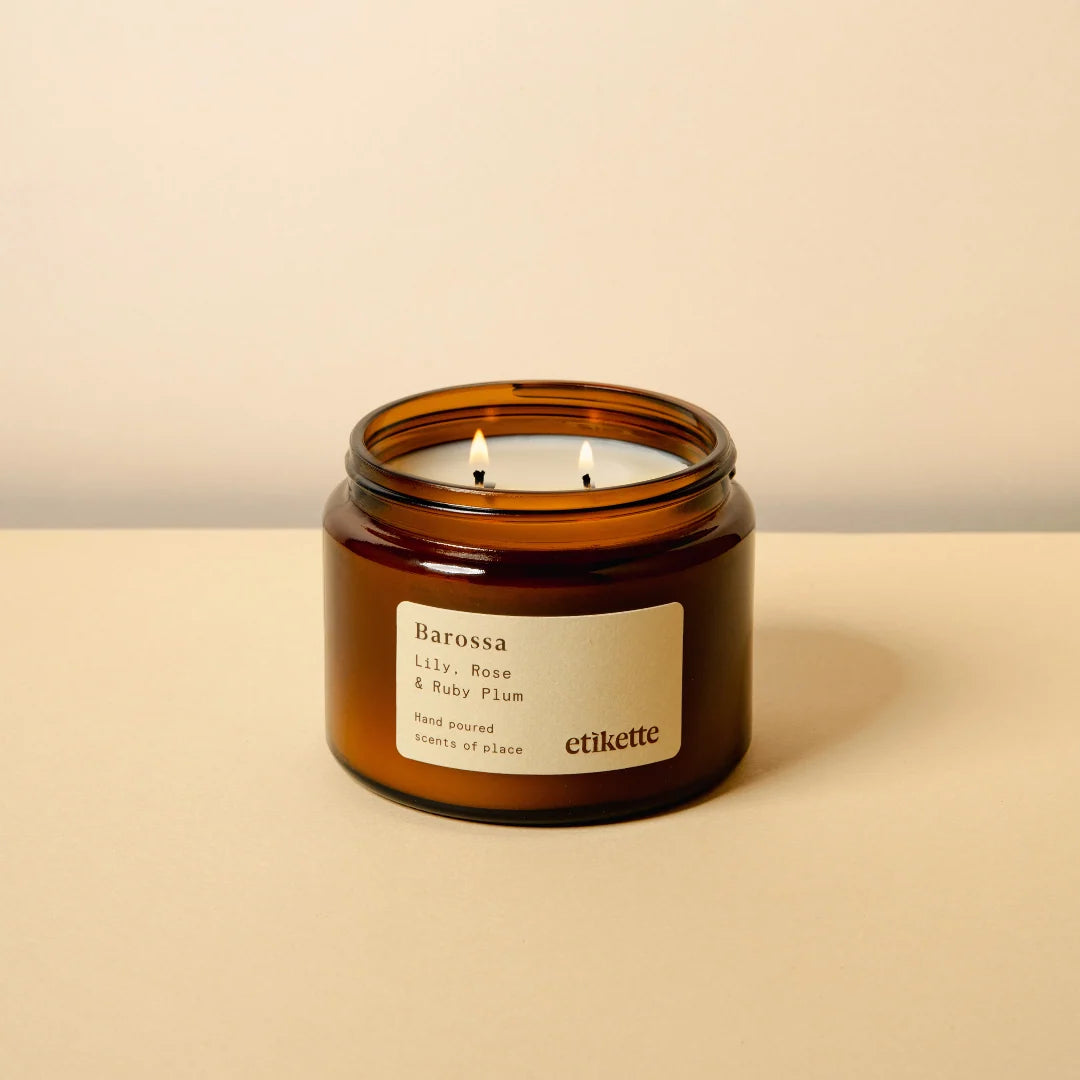 Etikette Barossa Large Candle