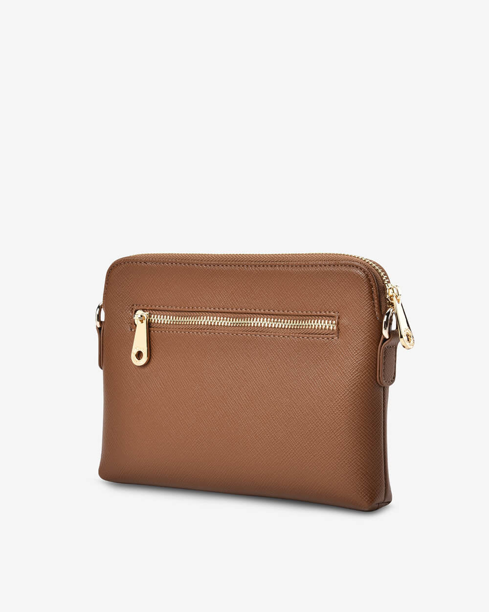 Elms + King Bowery Wallet - Tan Saffiano