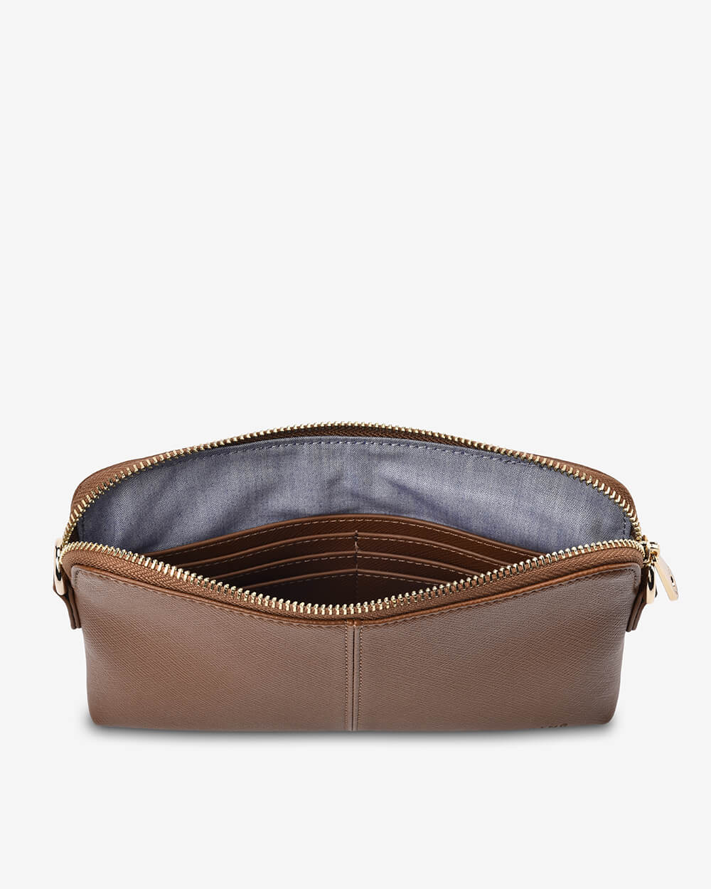 Elms + King Bowery Wallet - Tan Saffiano