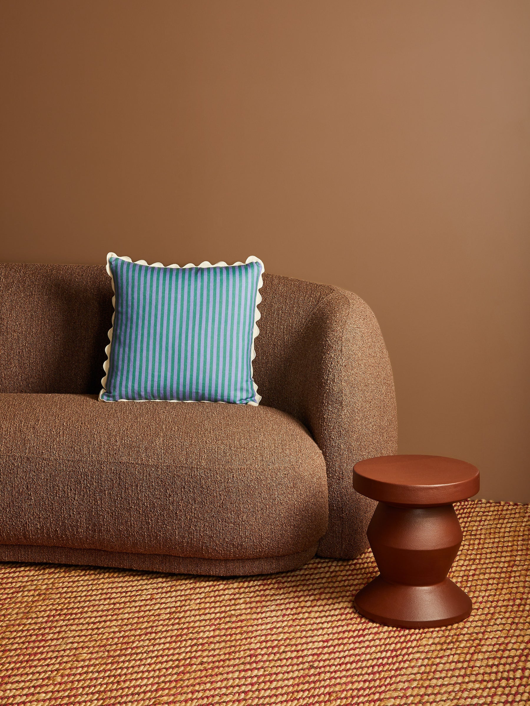 Bonnie & Neil Pinstripe Yves Cushion 50cm