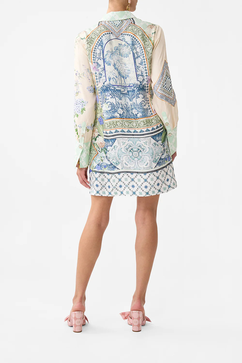 Camilla mini shirt dress Jardim party