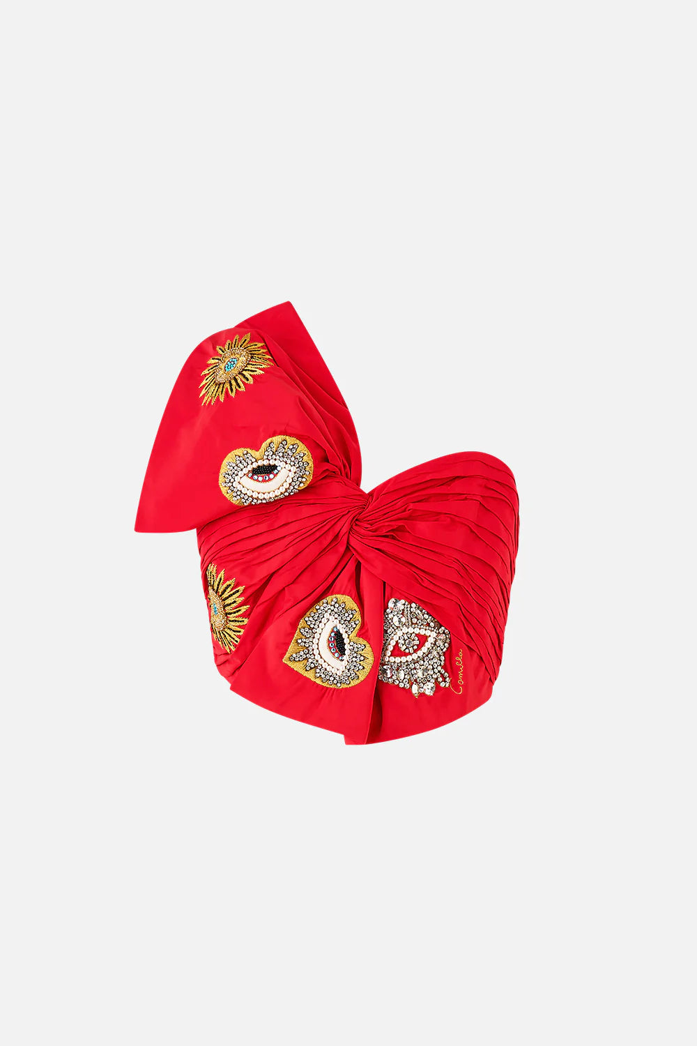 Camilla ASYMMETRIC BOW TOP