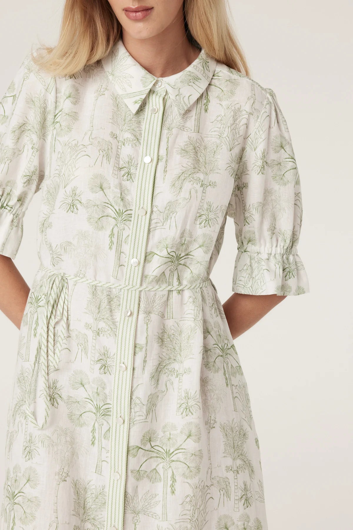 Cable Melbourne Avondale Linen Dress