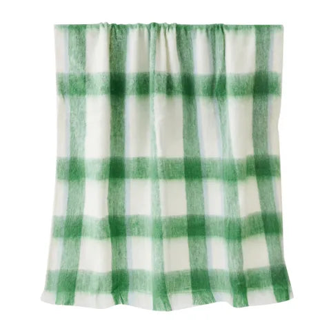 Cassio Wool Blend Throw Green