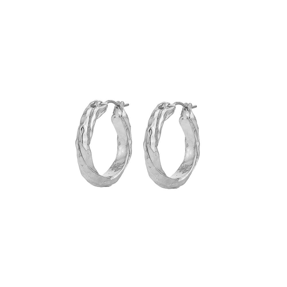 Jolie & Deen Catalina Hoops Silver