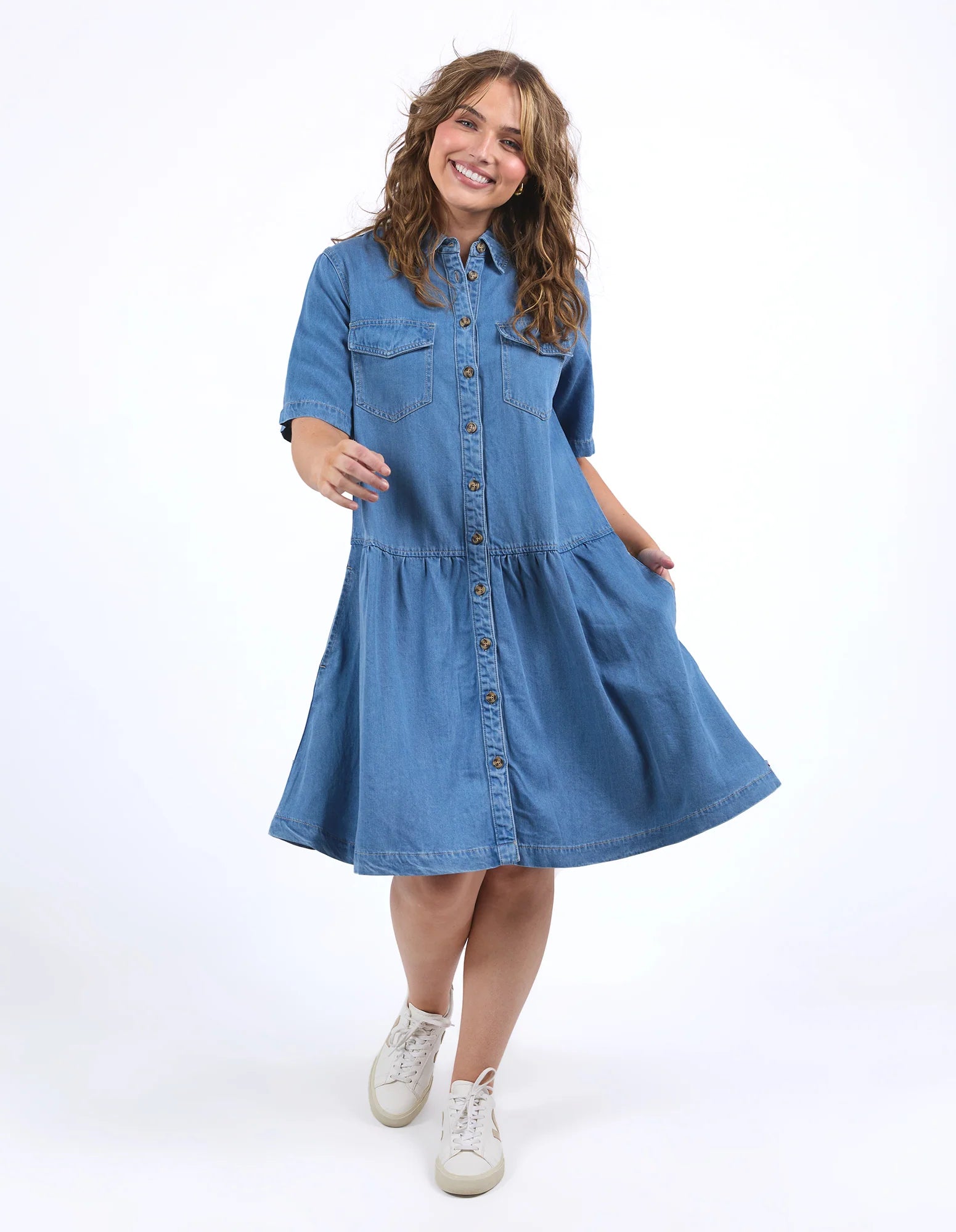 Elm Alba Denim Dress