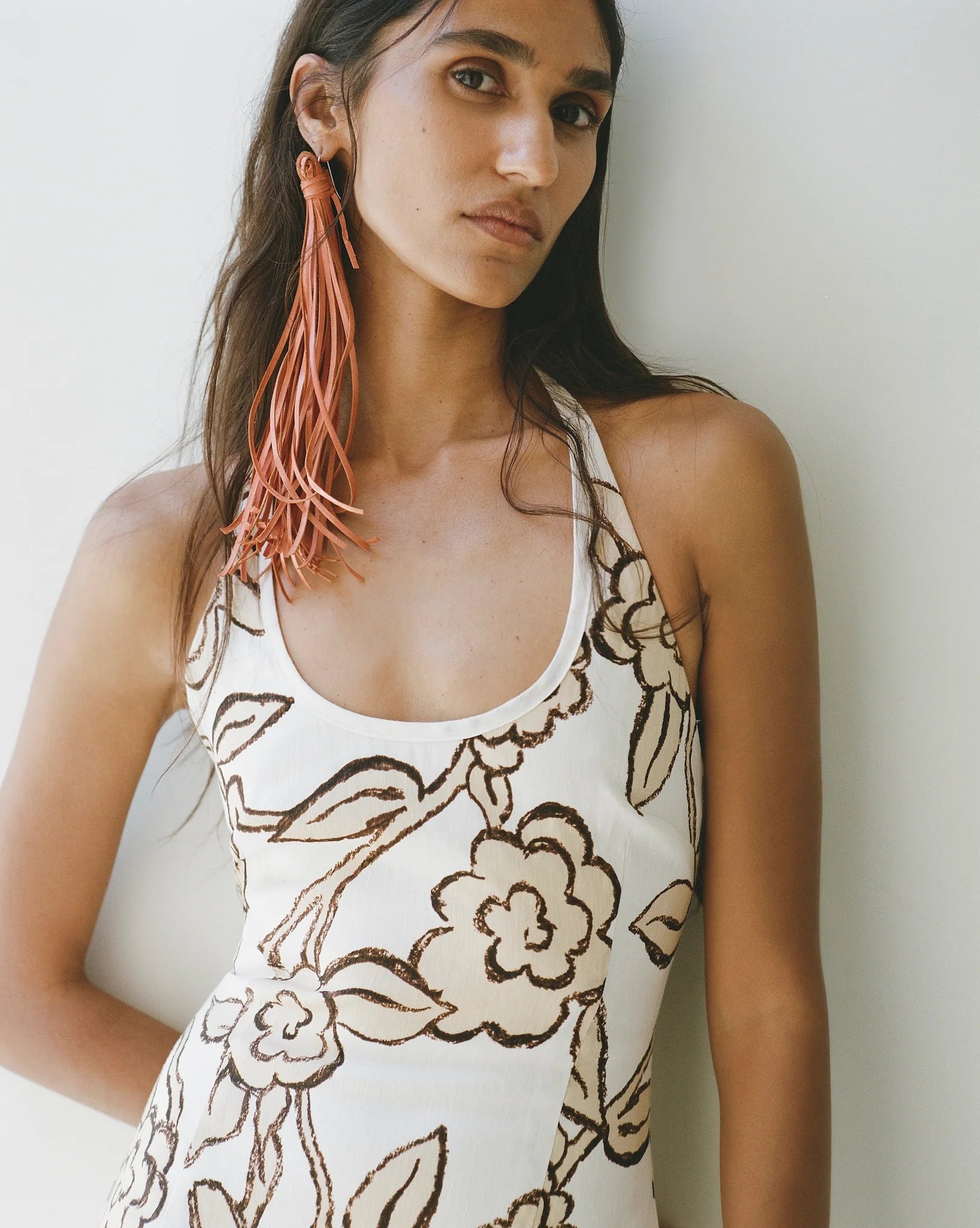 Sir Elodie Halter Midi Dress