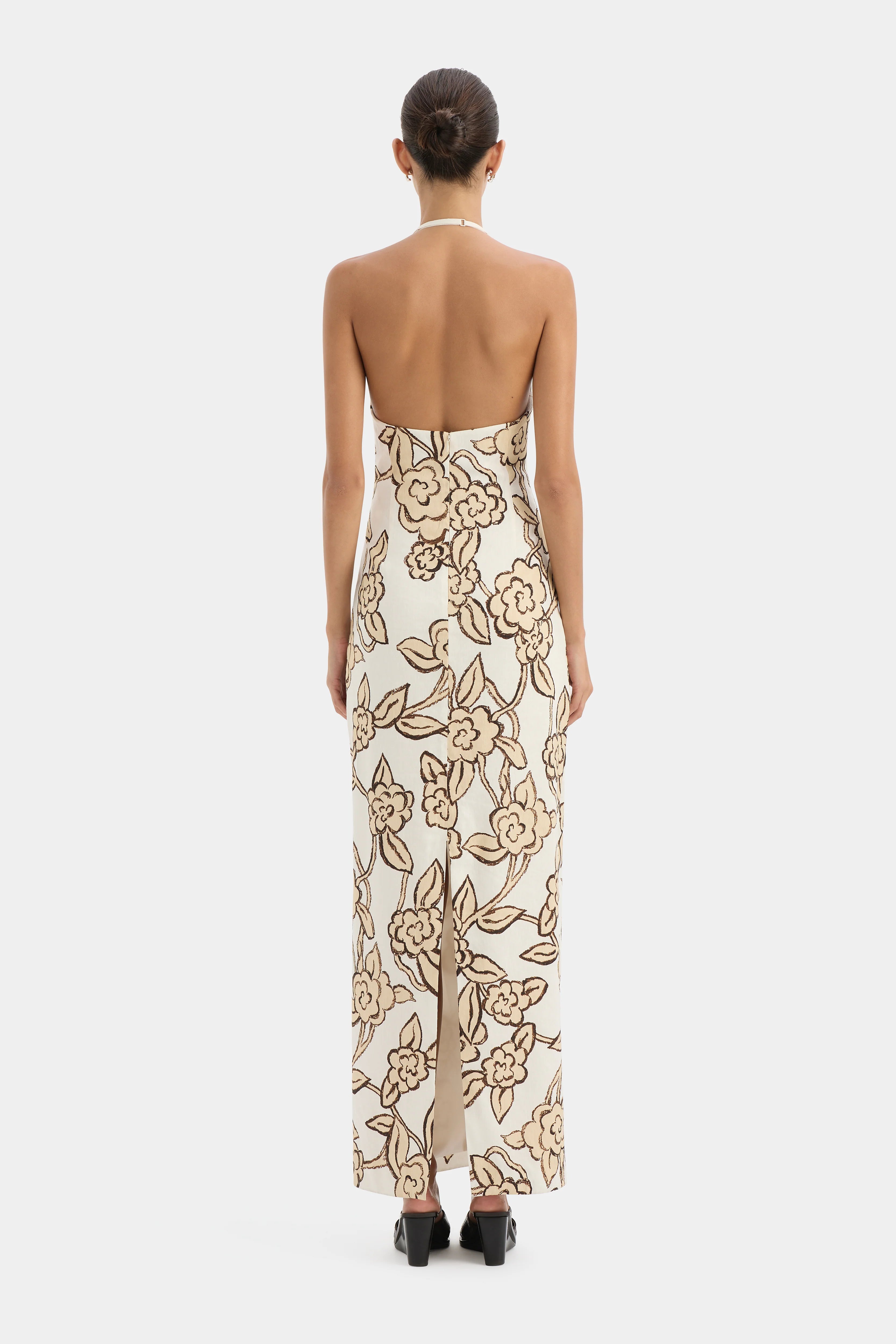 Sir Elodie Halter Midi Dress