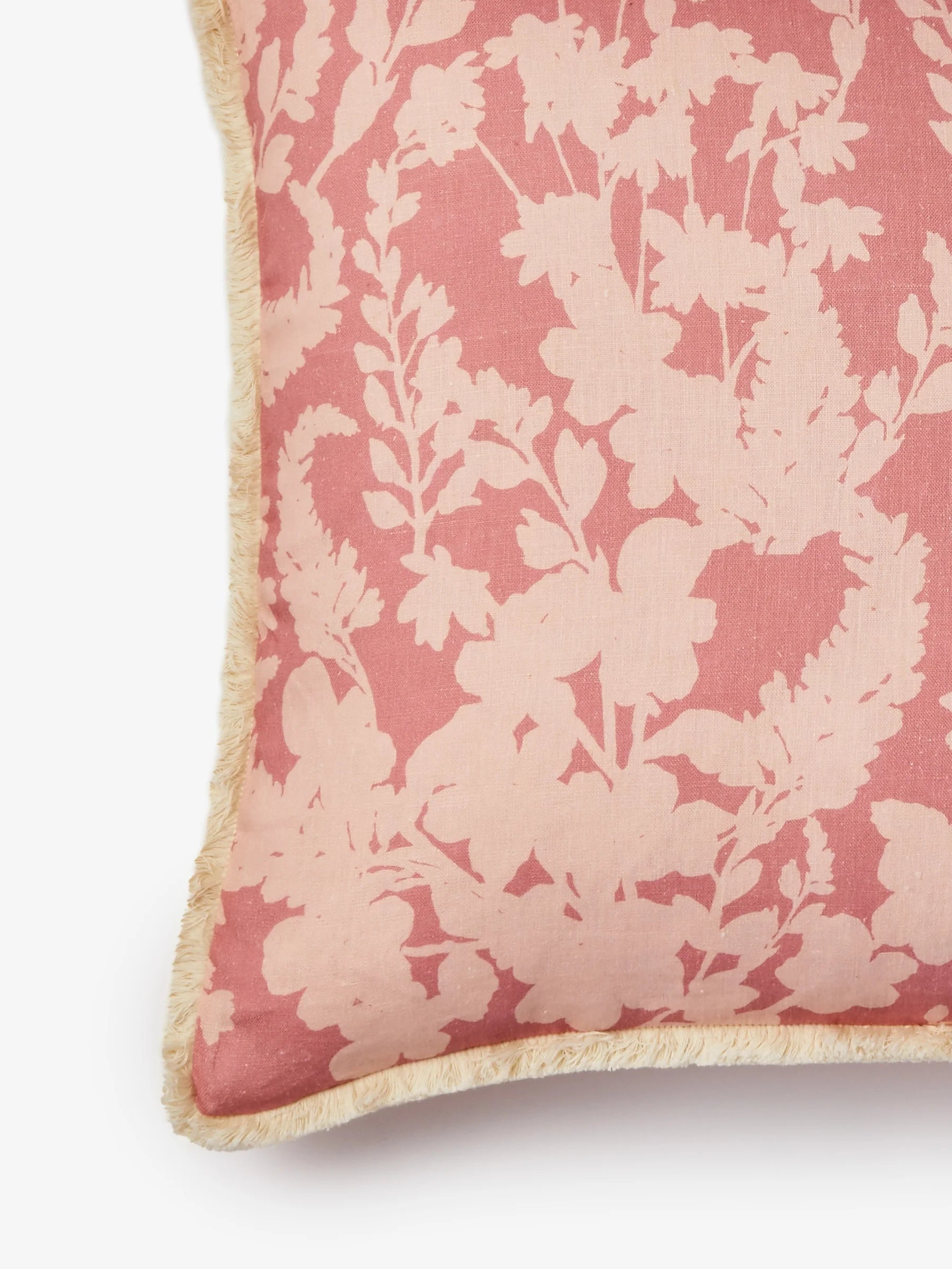 Bonnie and Neil Petal Pink Linen Cushion 60cm