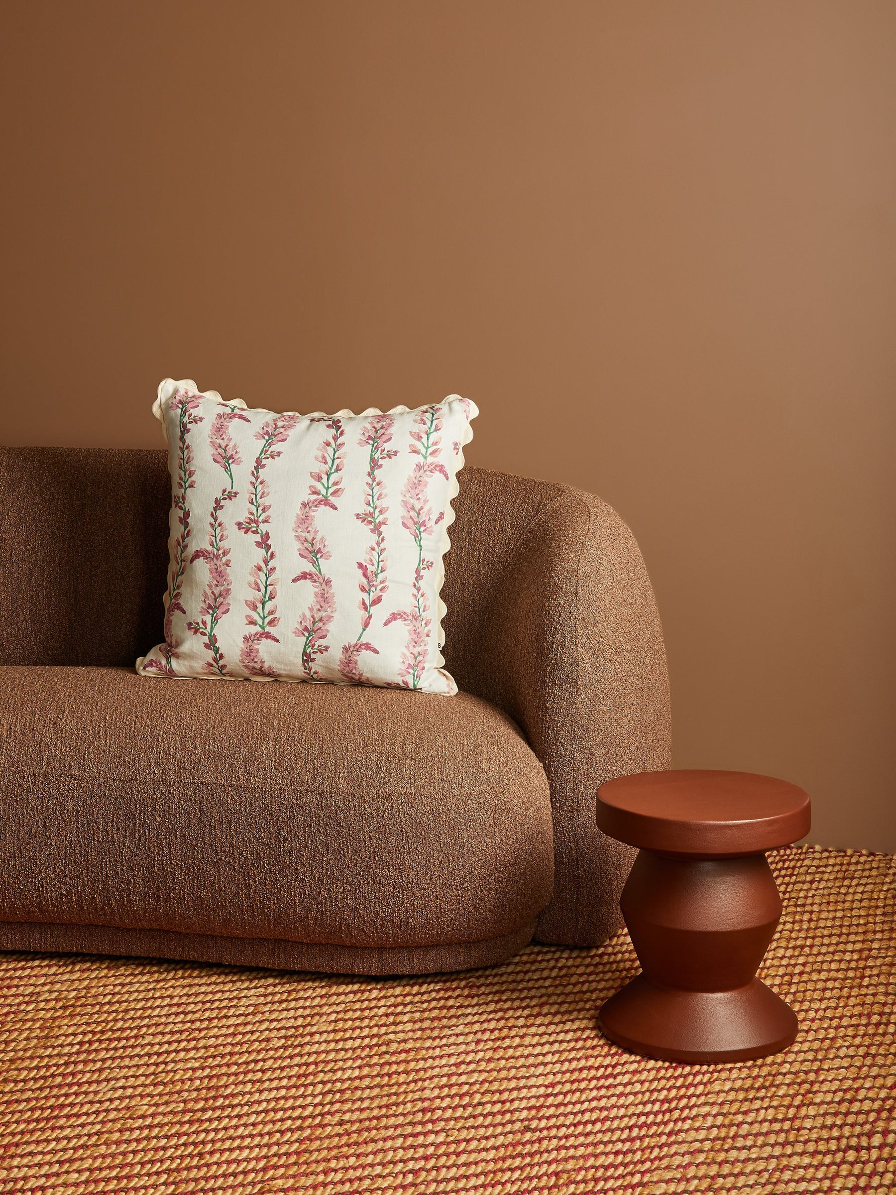 Bonnie & Neil Penny Pink Linen Cushion 60cm
