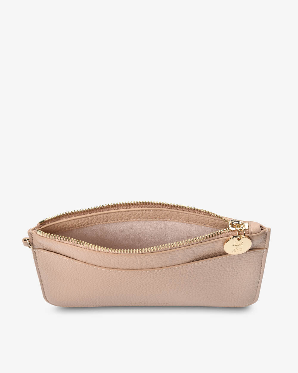 Elms + King Flat Pouch - Neutral Pebble