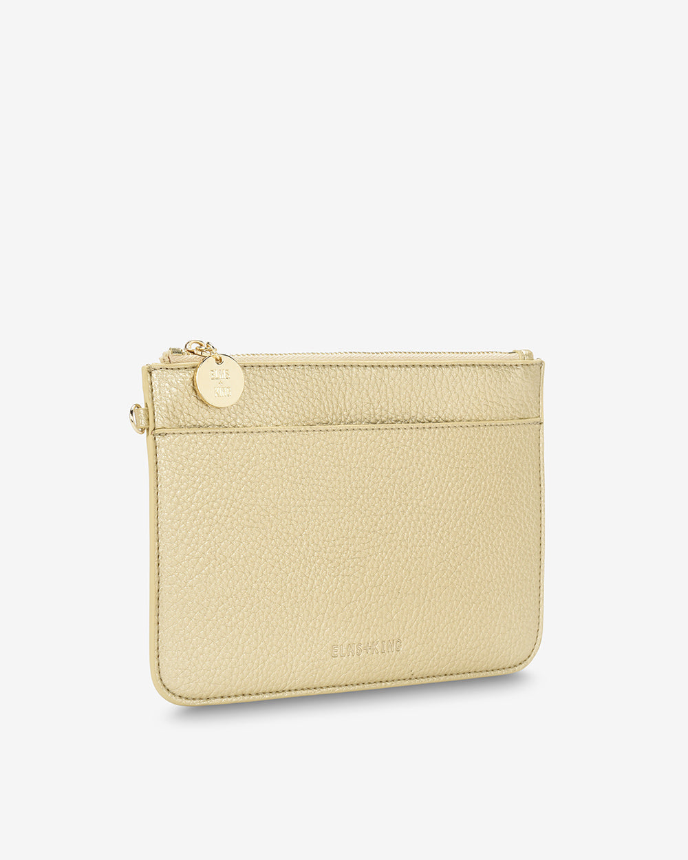 Elms + King Flat Pouch - Gold