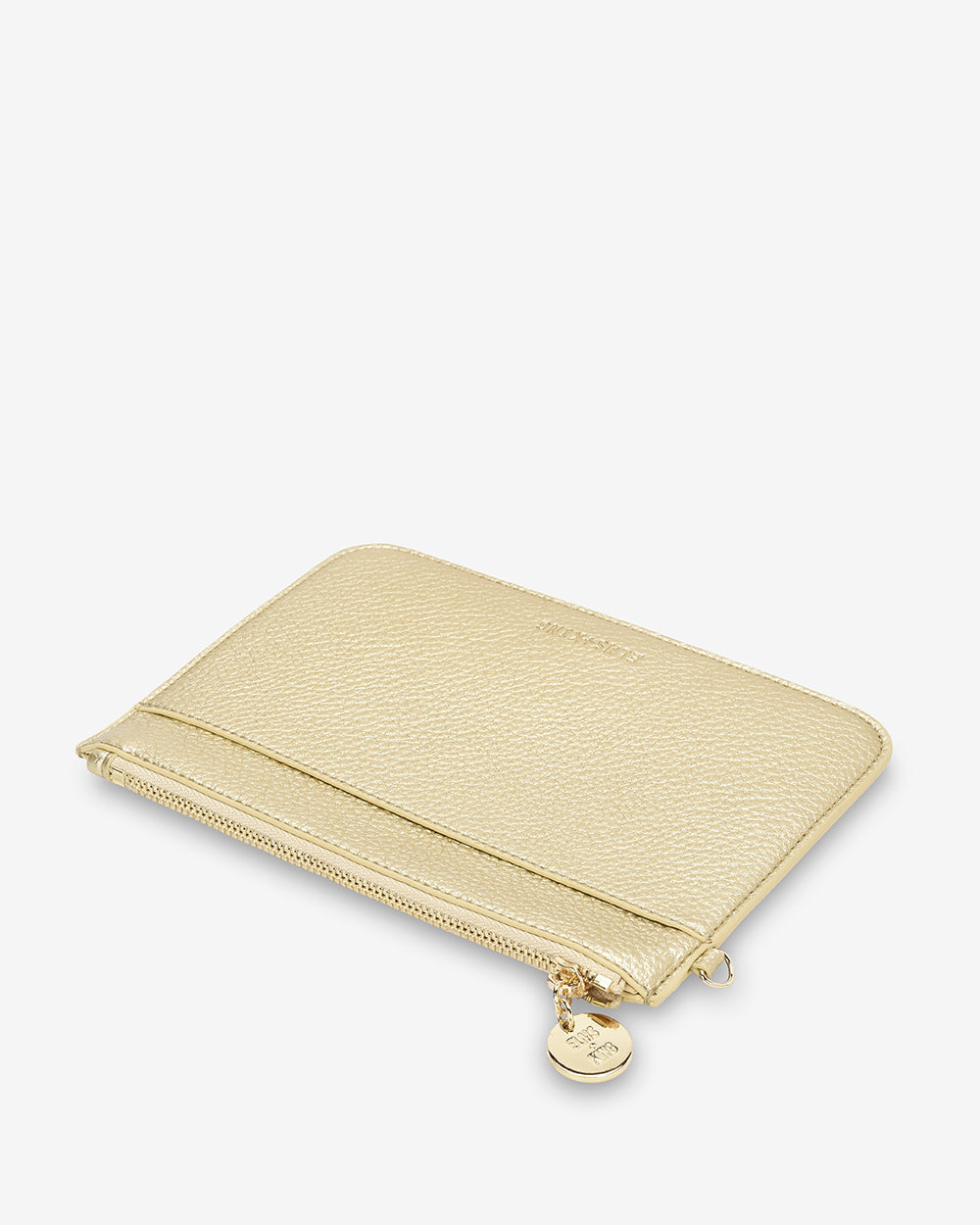 Elms + King Flat Pouch - Gold