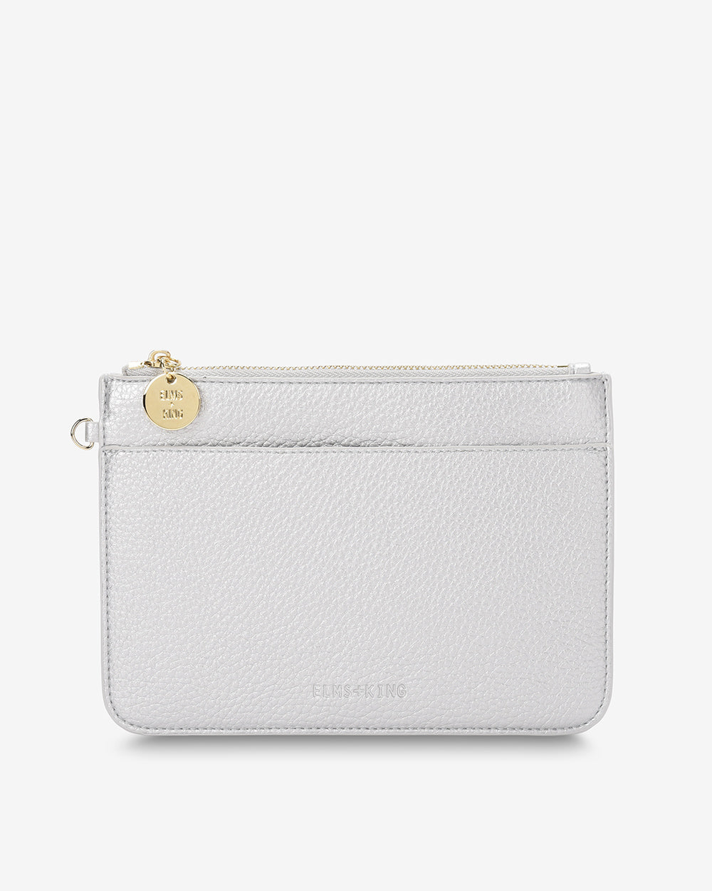 Elms + King Flat Pouch - Silver
