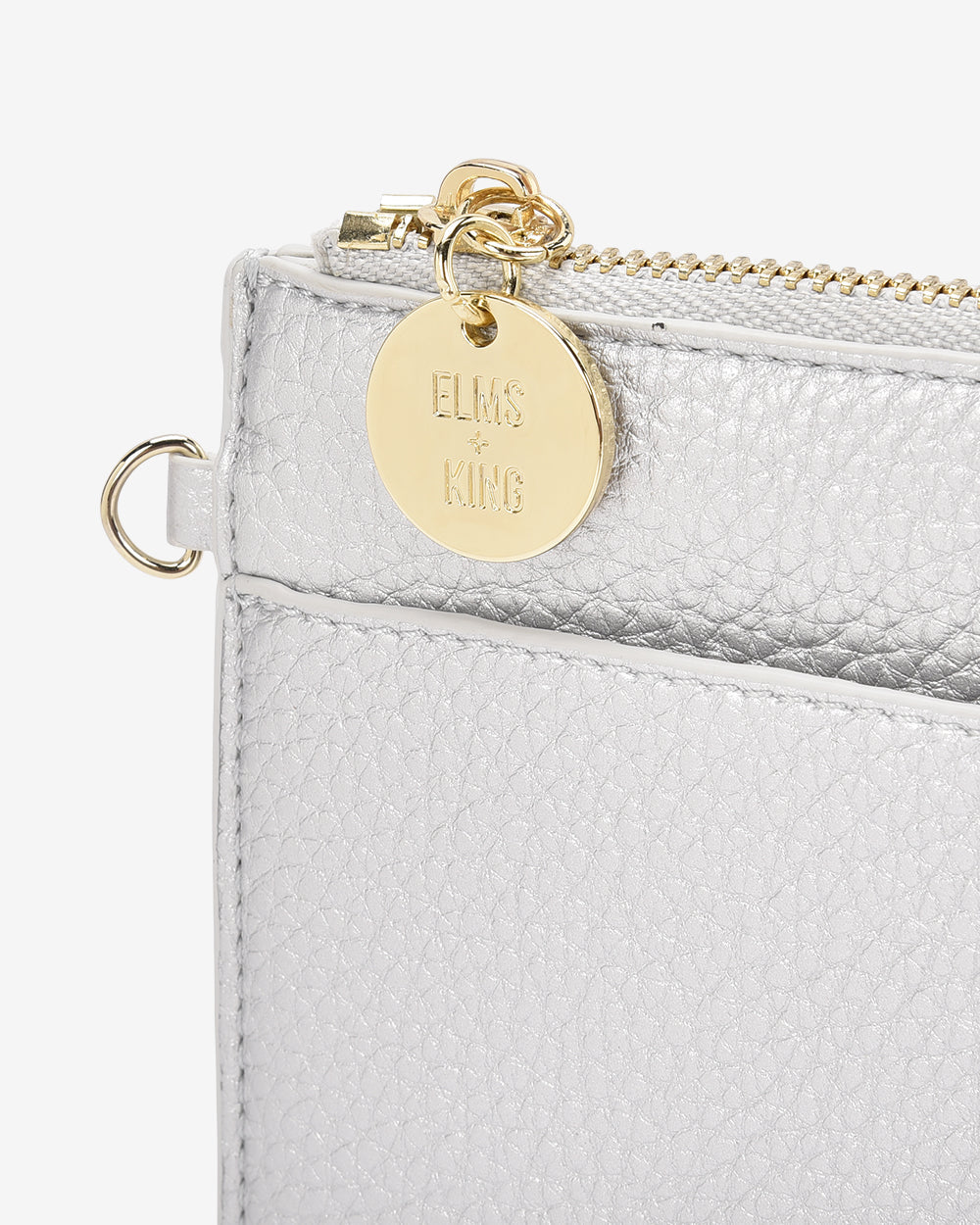 Elms + King Flat Pouch - Silver