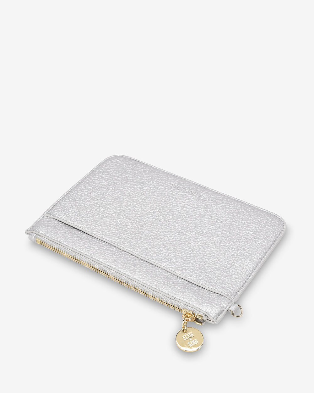 Elms + King Flat Pouch - Silver