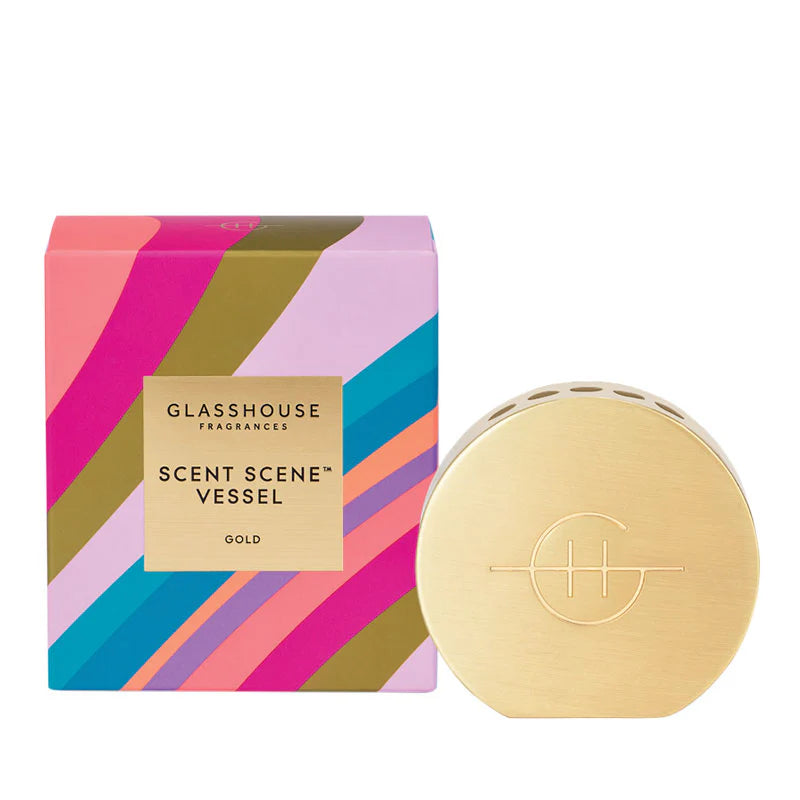 GLASSHOUSE Scent Scene Gold Metal Vessel