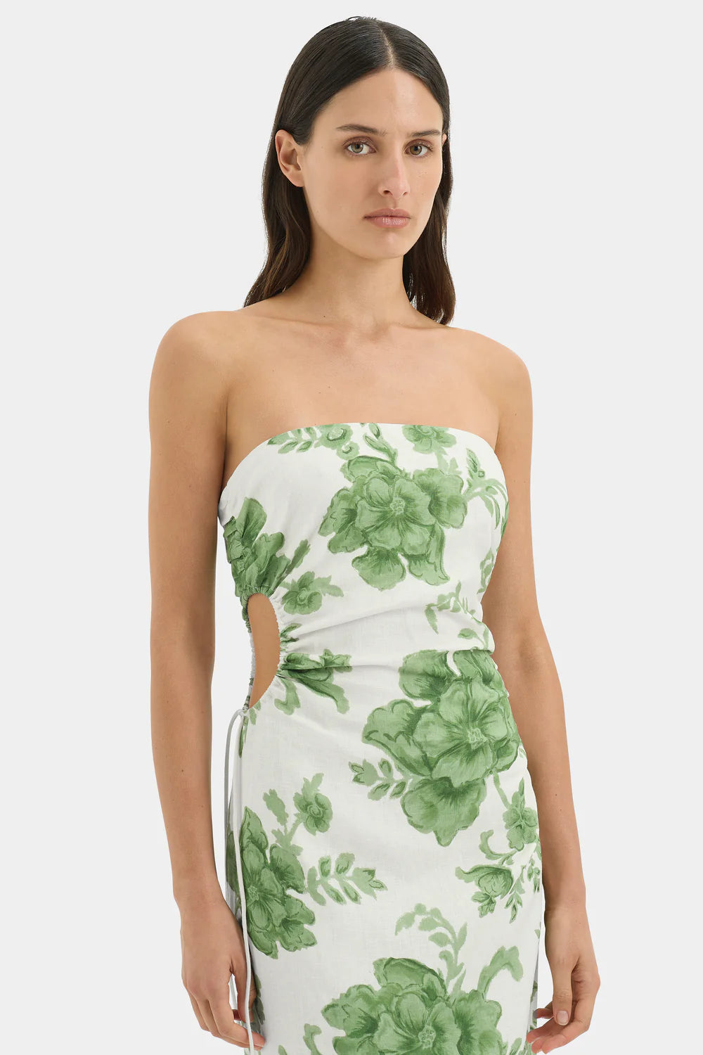 SIR. Gardella Strapless Midi Dress