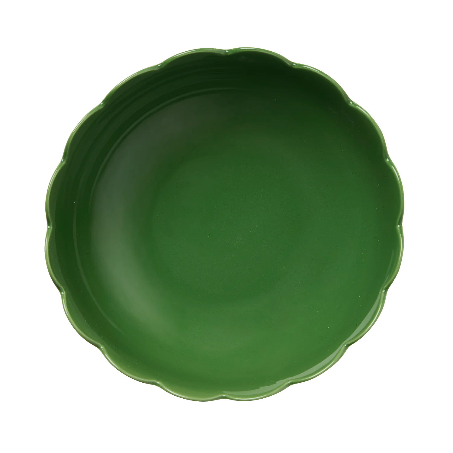Round House Large Serving Scallop Bowl