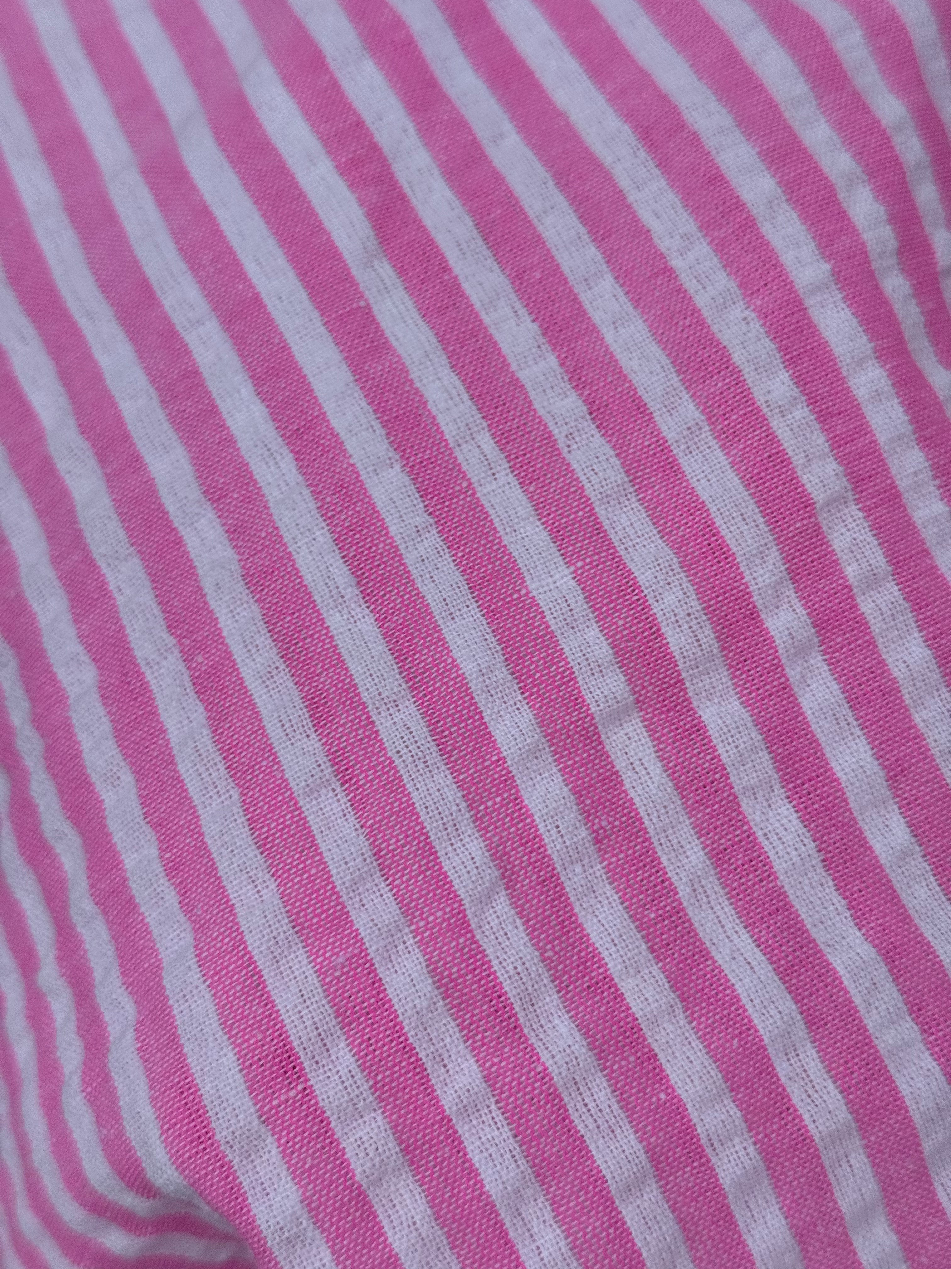 Grace & May Mini Pink Stripe A-line Dress