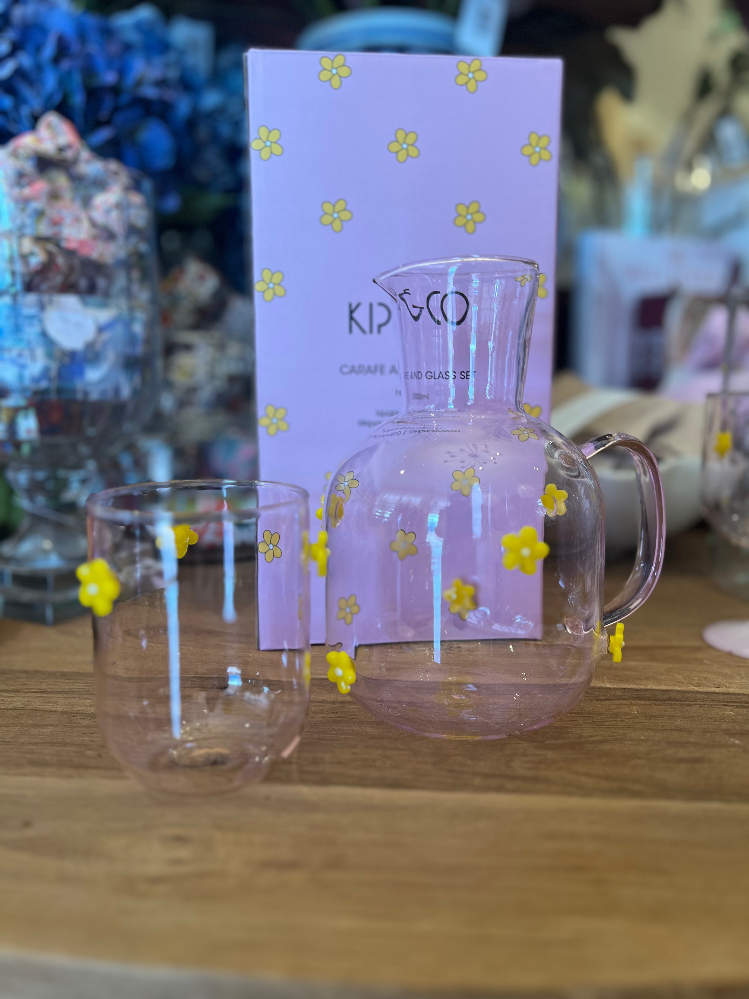 Kip & Co Flower Power Carafe & Glass