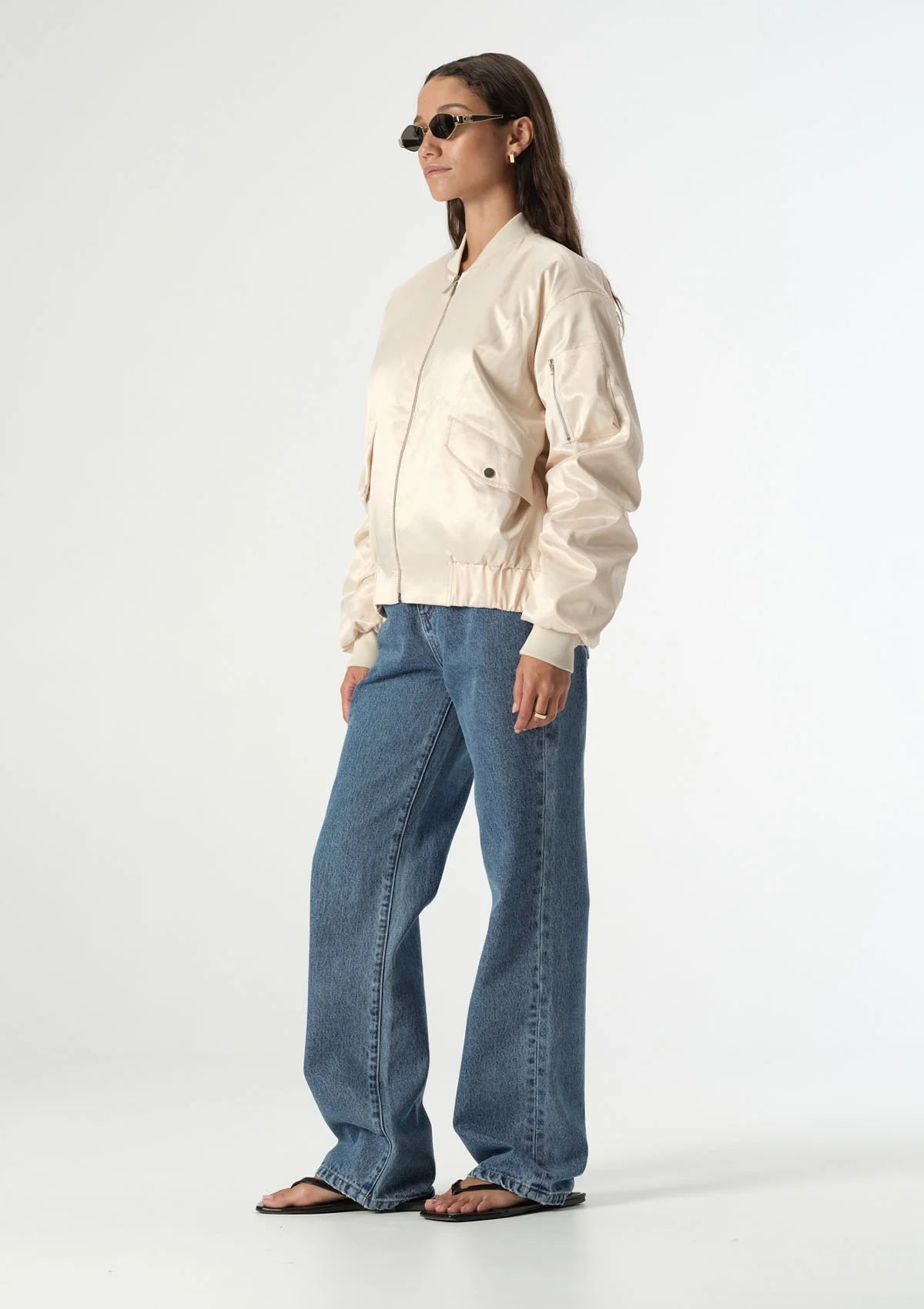 Elka Collective HARU BOMBER JACKET ECRU