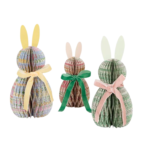 Liberty Paper Honeycomb Bunnies Pk3