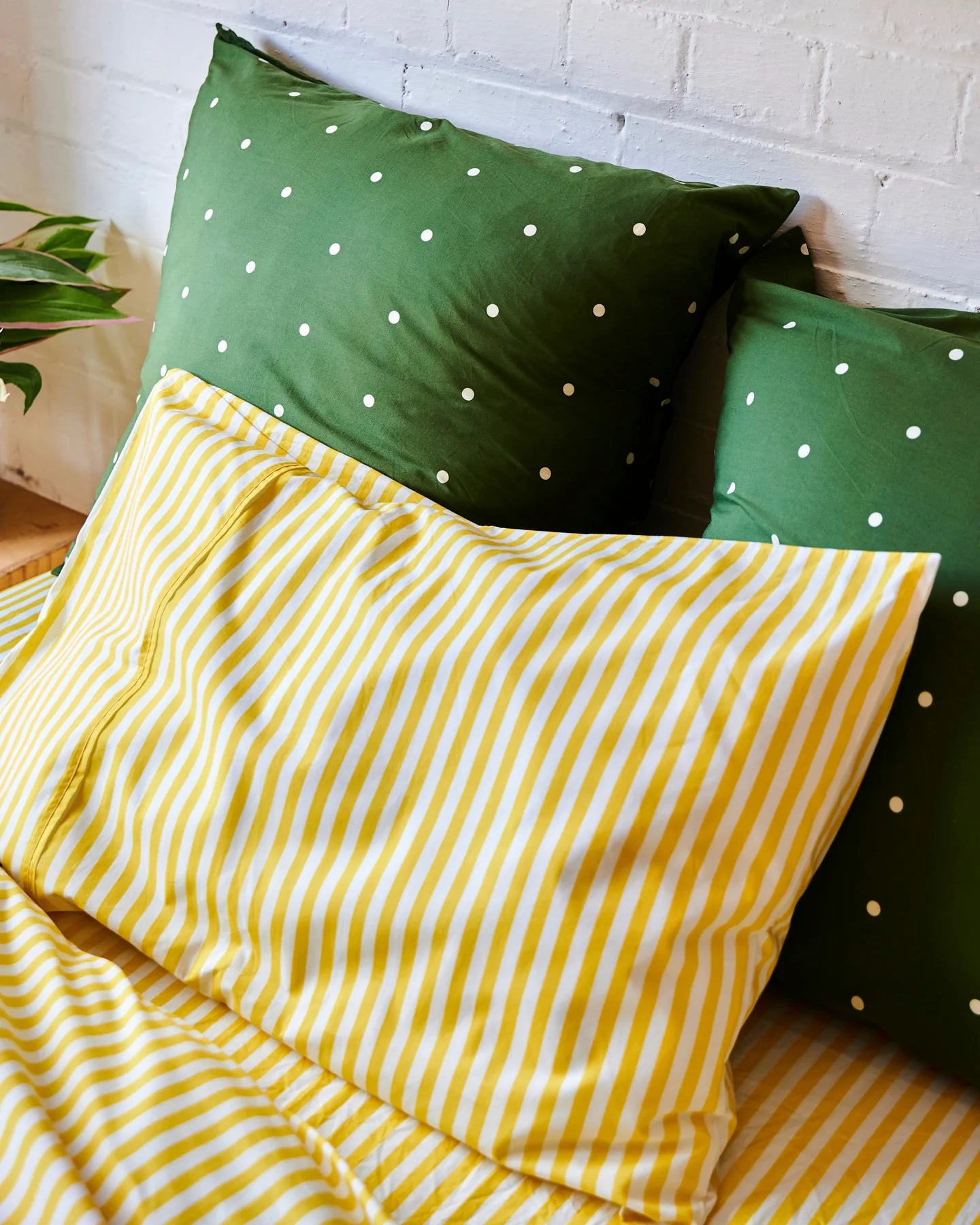 Kip & Co Limoncello Stripe Pillowcase