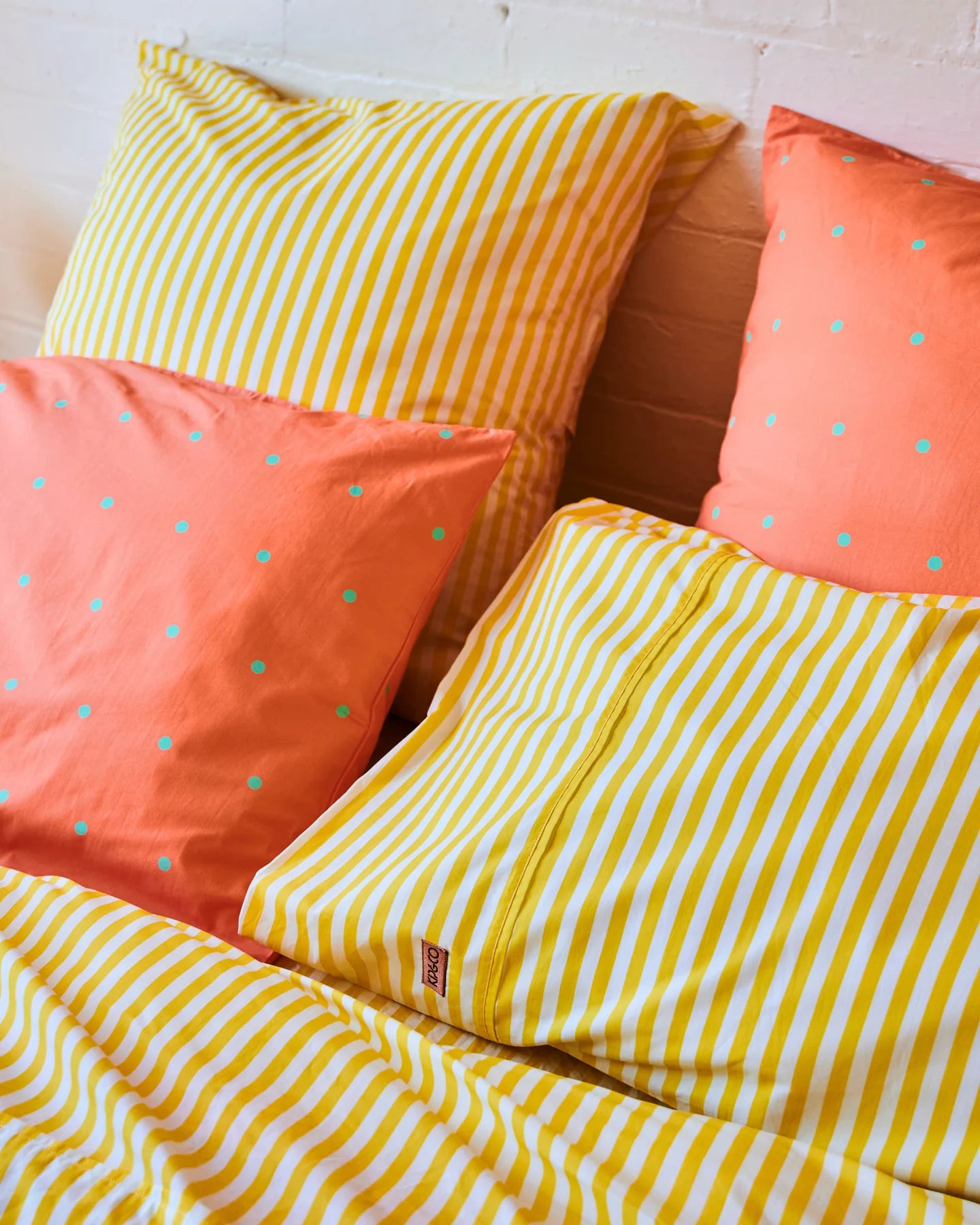 Kip & Co Limoncello Stripe Pillowcase