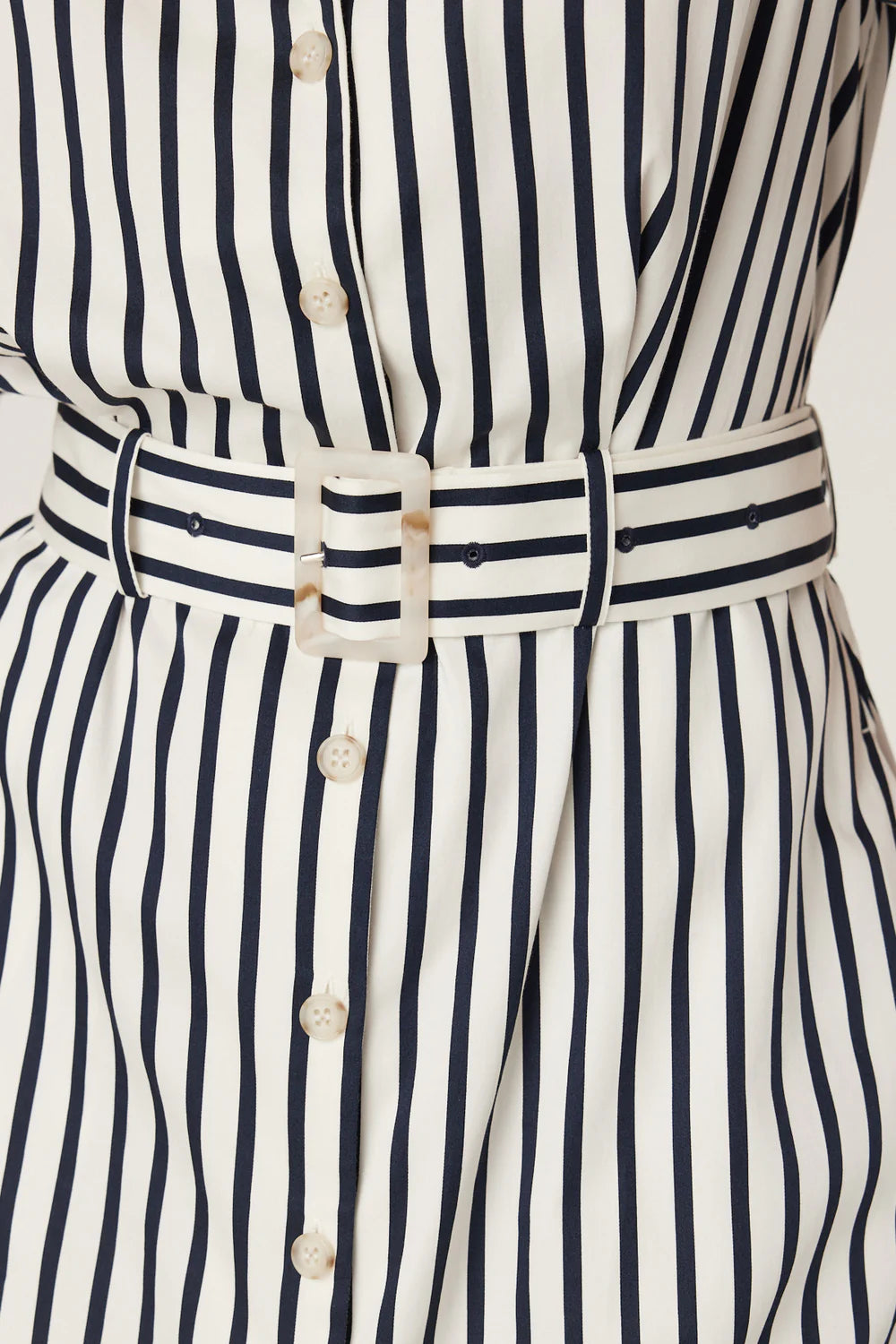 Cable Melbourne Lina Stripe Shirt Dress